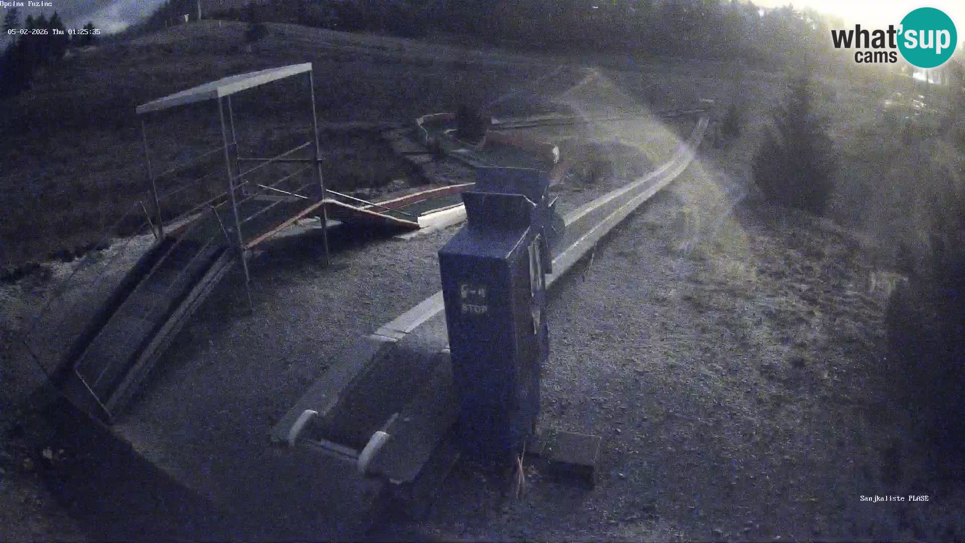 Live webcam Fužine toboggan run – Croatia