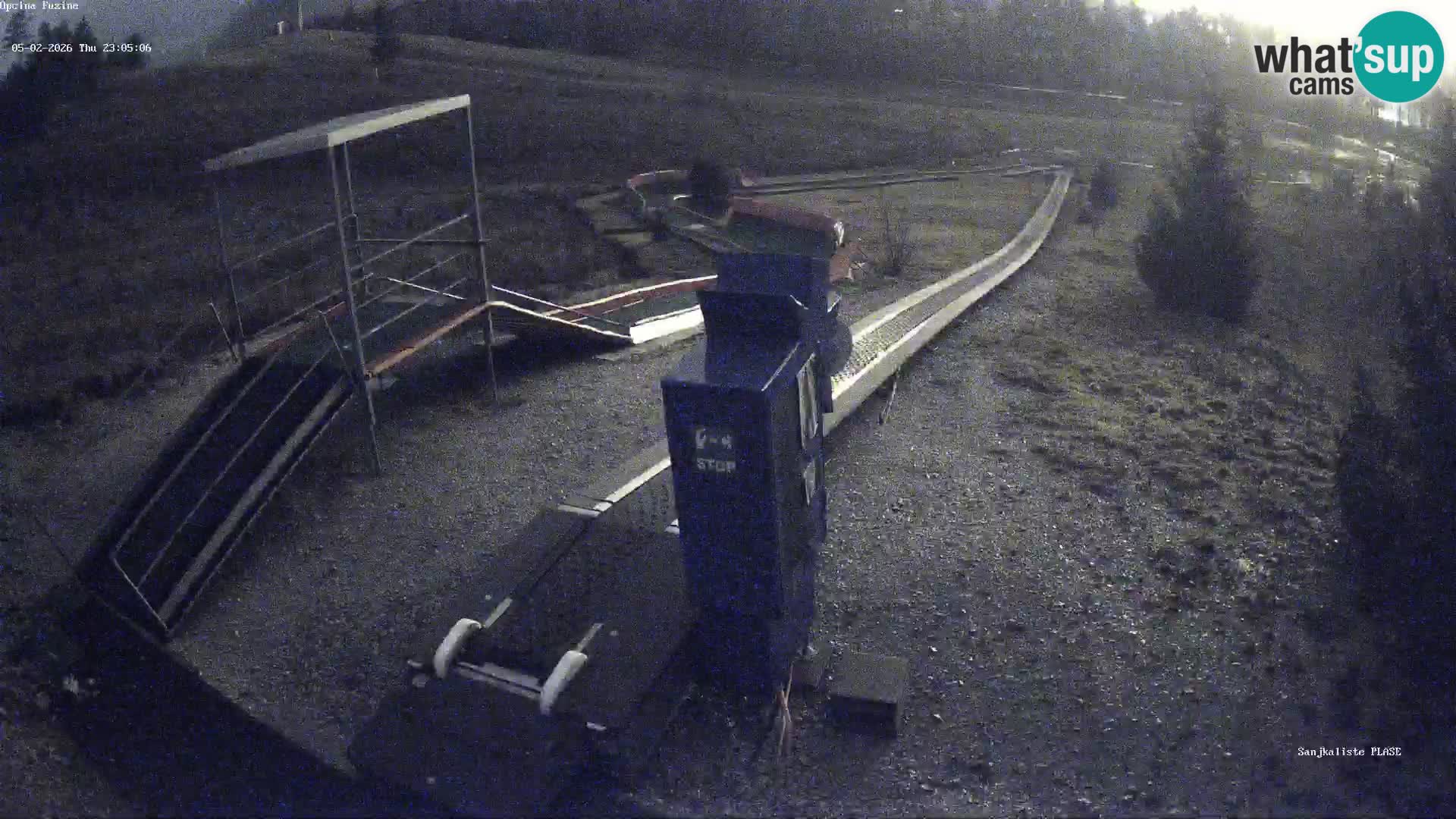 Live webcam Pista da slittino Fužine – Croazia