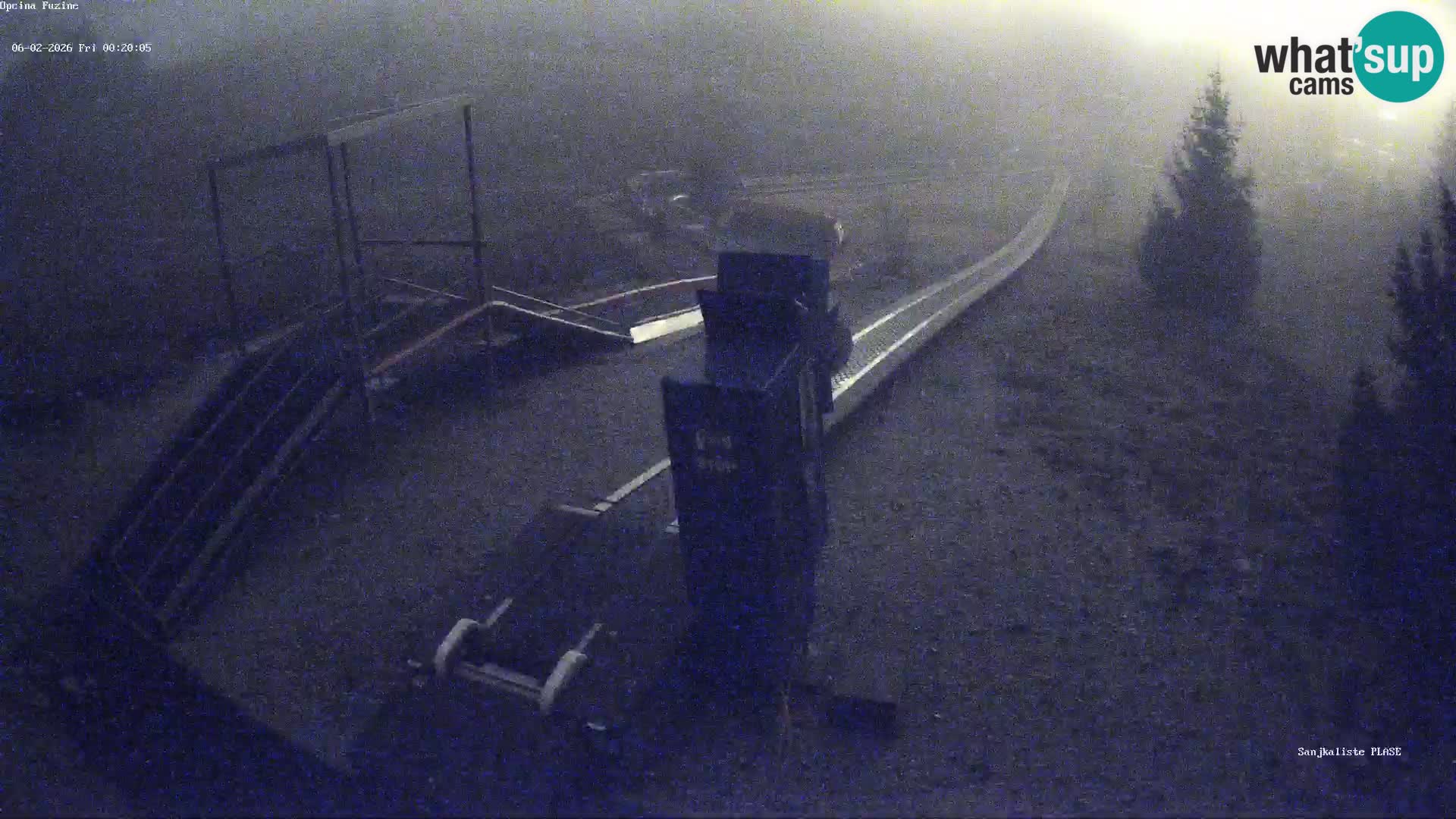 Live webcam Fužine toboggan run – Croatia