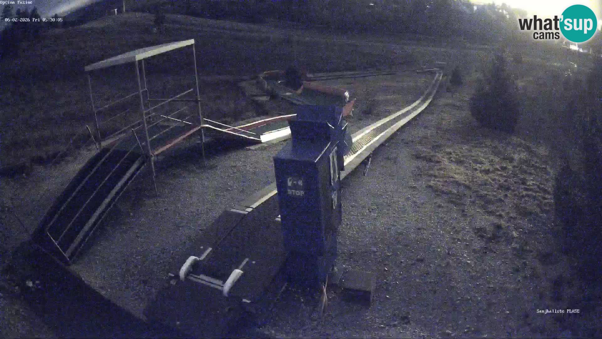 Webcam en direct Piste de luge de Fužine – Croatie