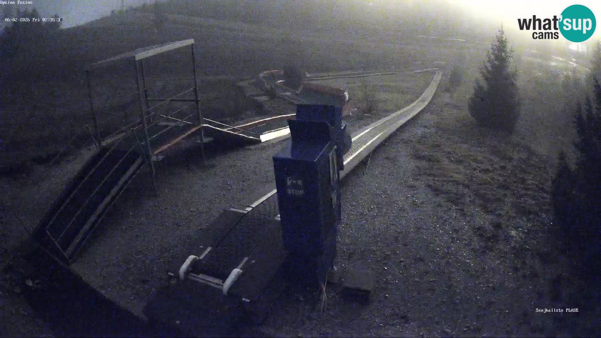 Webcam en direct Piste de luge de Fužine – Croatie