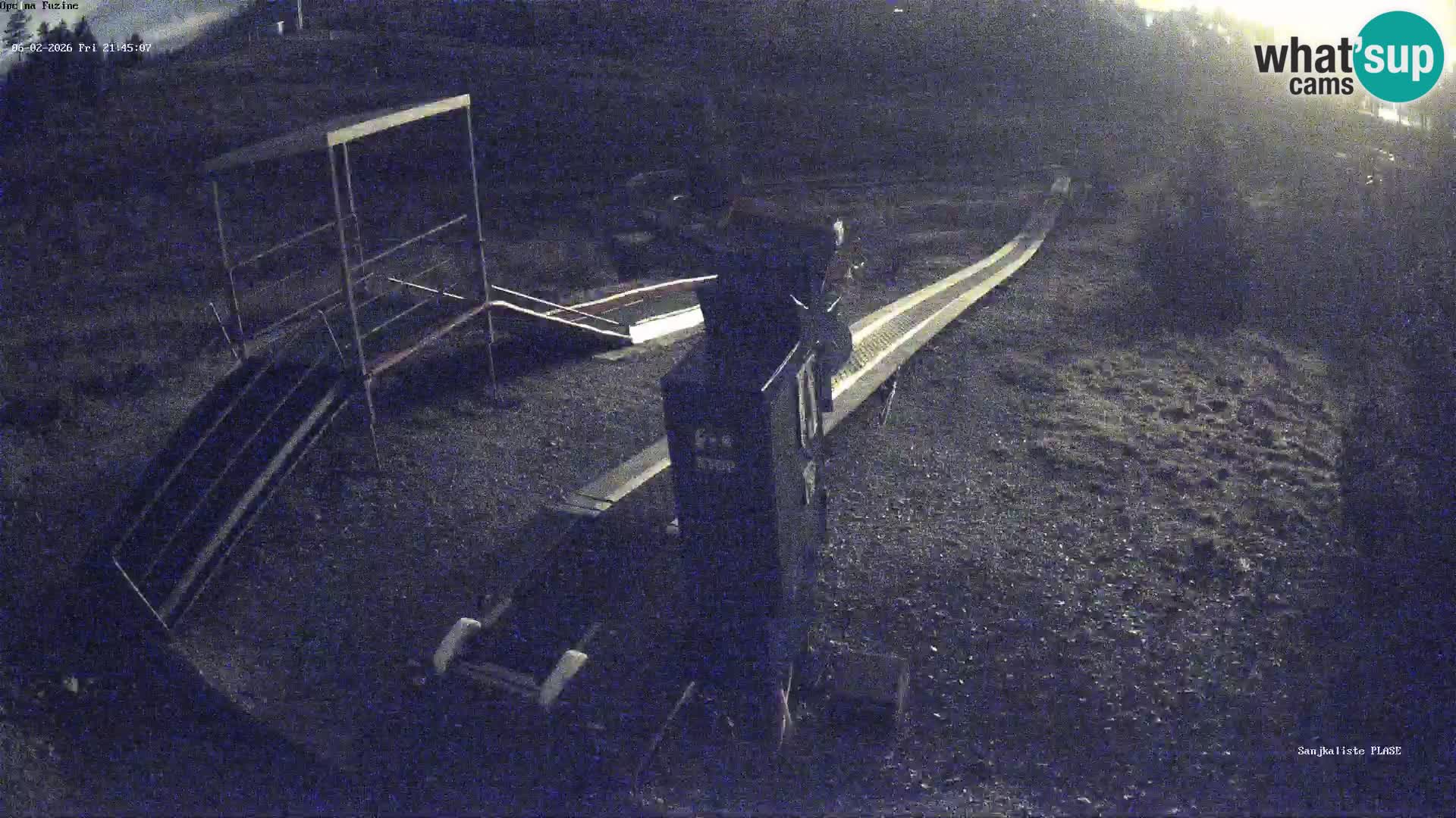 Webcam en direct Piste de luge de Fužine – Croatie