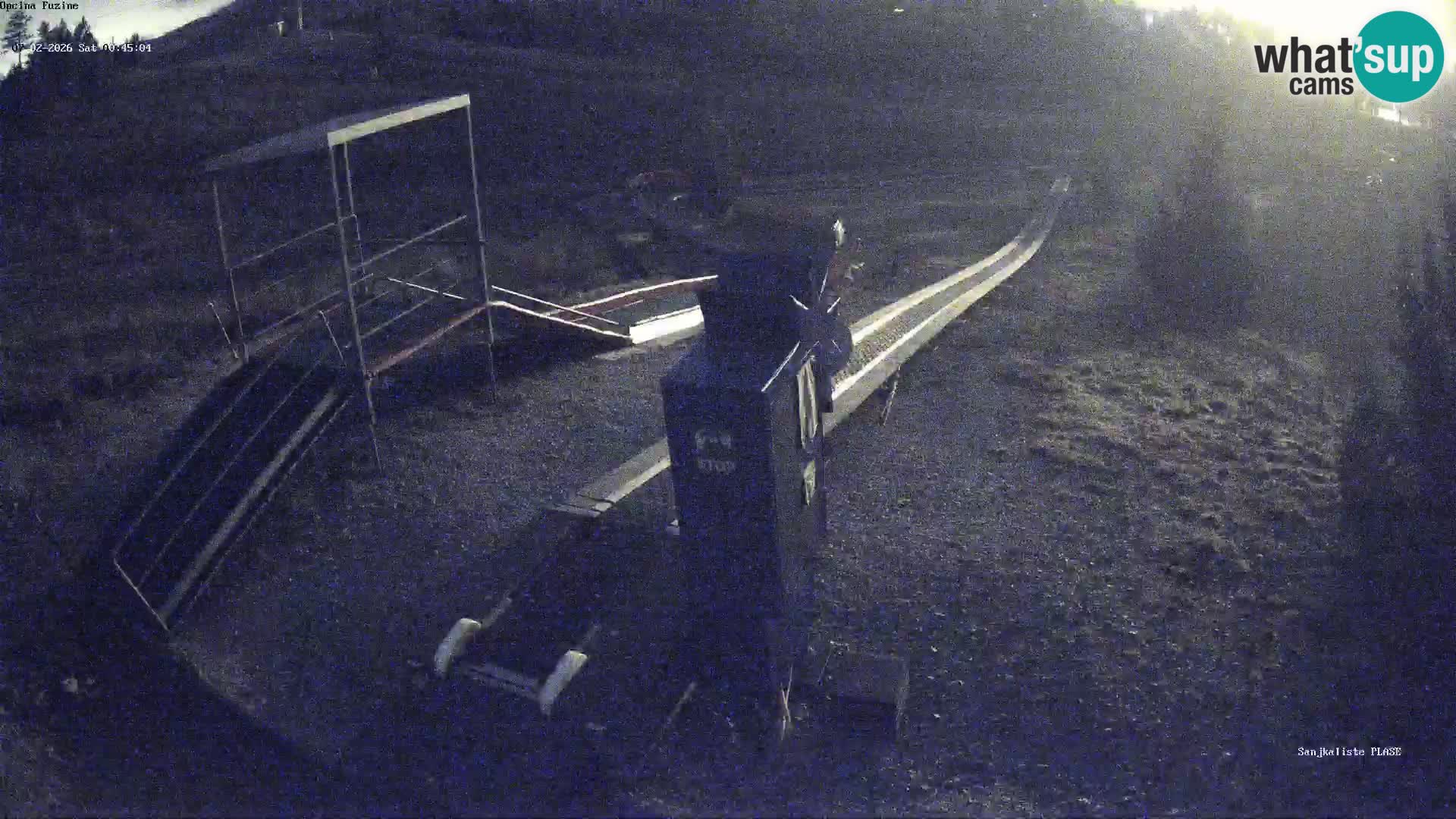 Webcam en vivo Pista de trineo Fužine – Croacia