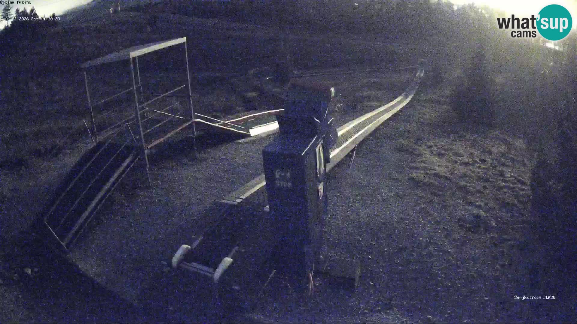 Live webcam Fužine toboggan run – Croatia