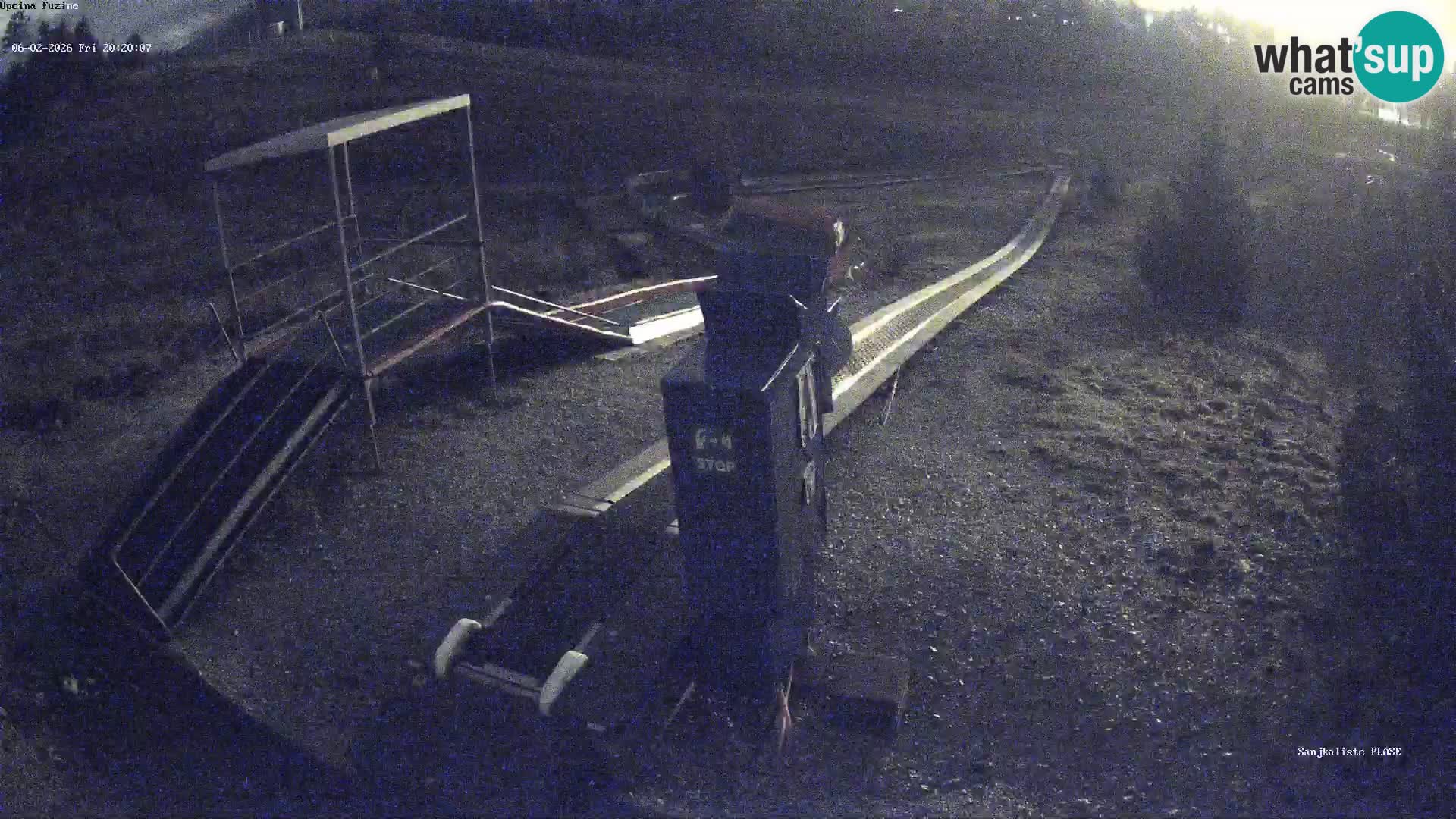 Live webcam Fužine toboggan run – Croatia