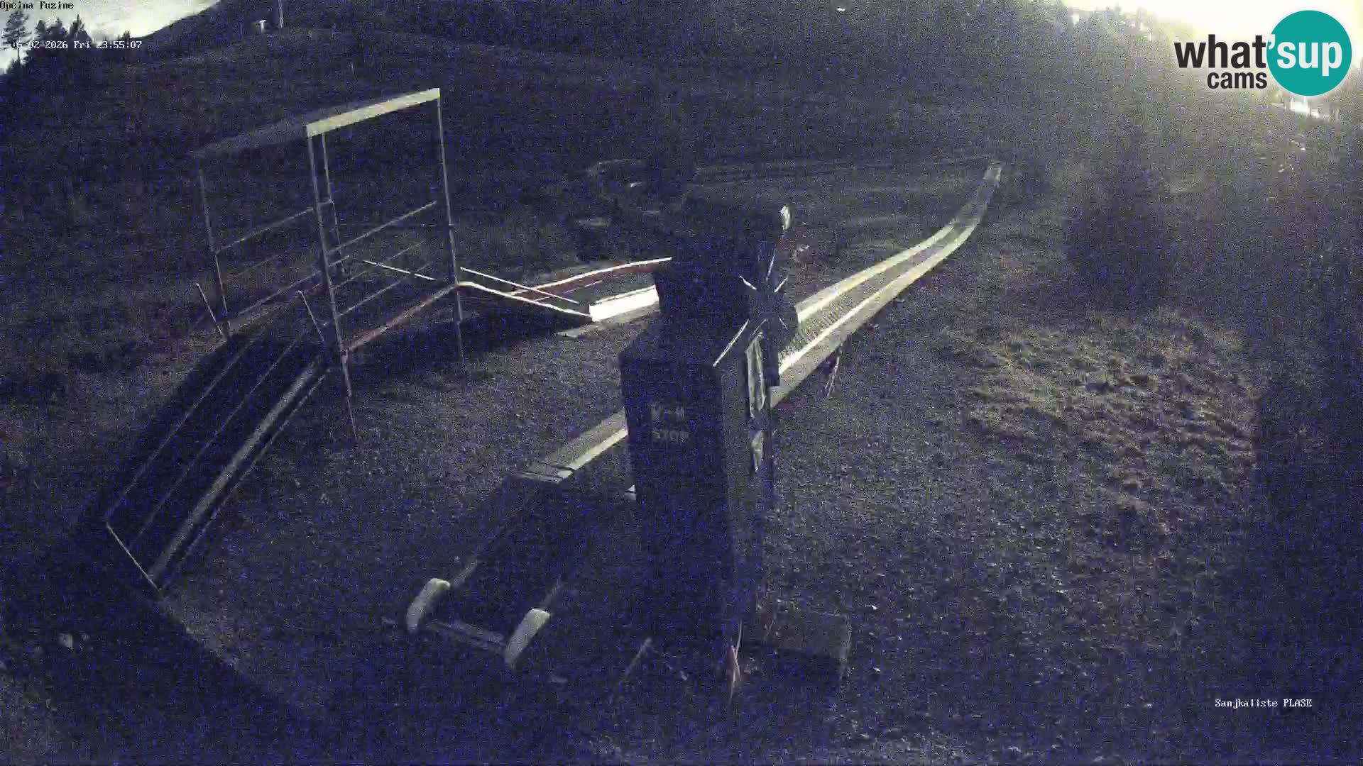 Webcam en vivo Pista de trineo Fužine – Croacia