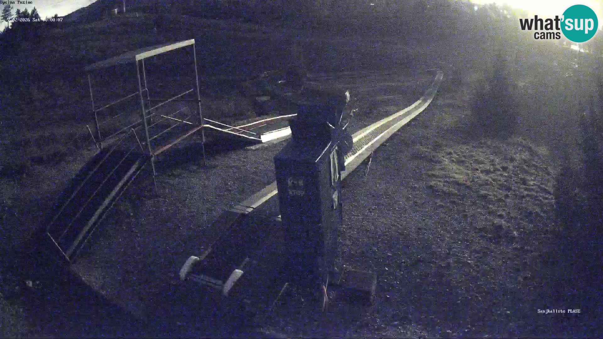 Live webcam Pista da slittino Fužine – Croazia