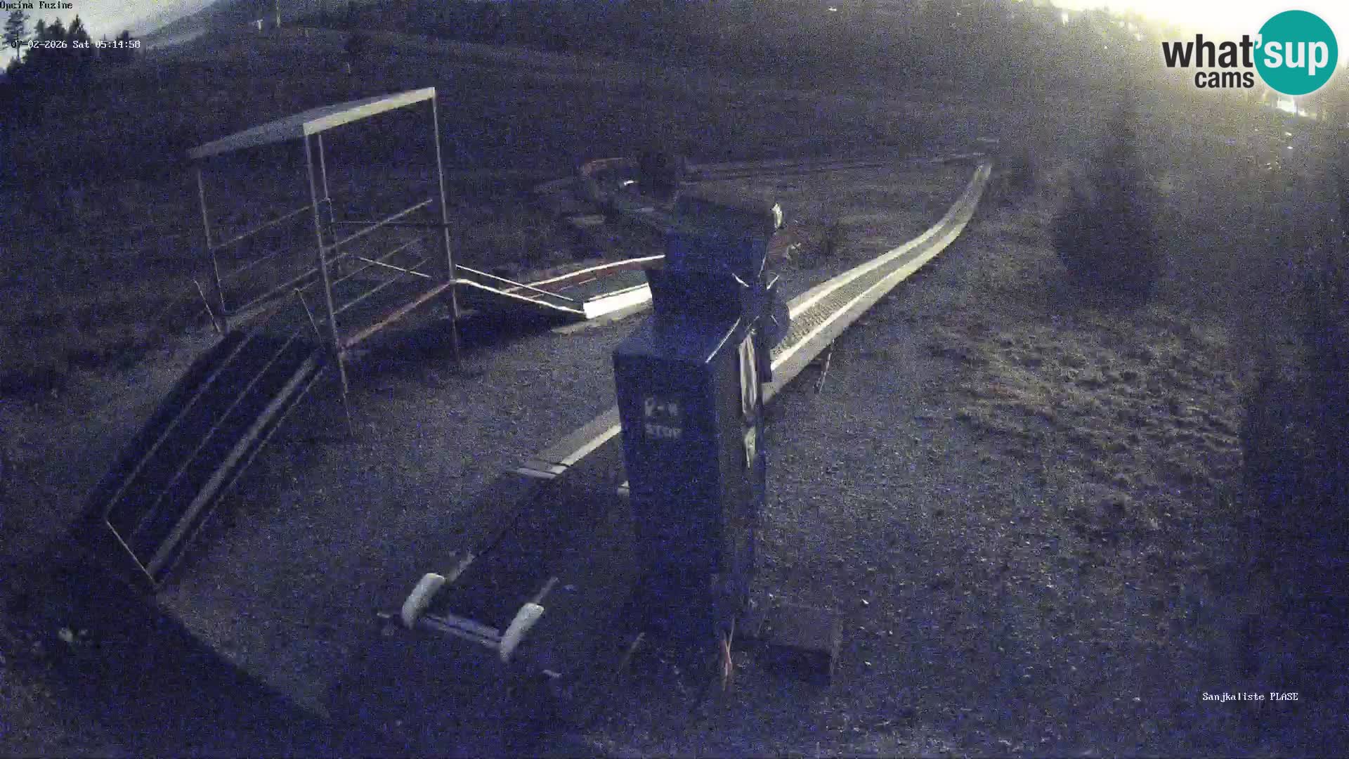 Webcam en direct Piste de luge de Fužine – Croatie