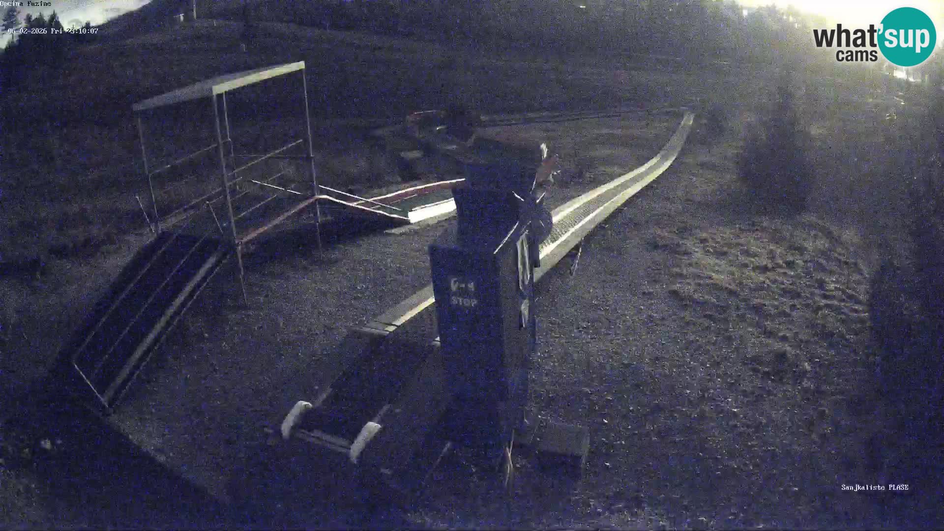 Webcam en direct Piste de luge de Fužine – Croatie