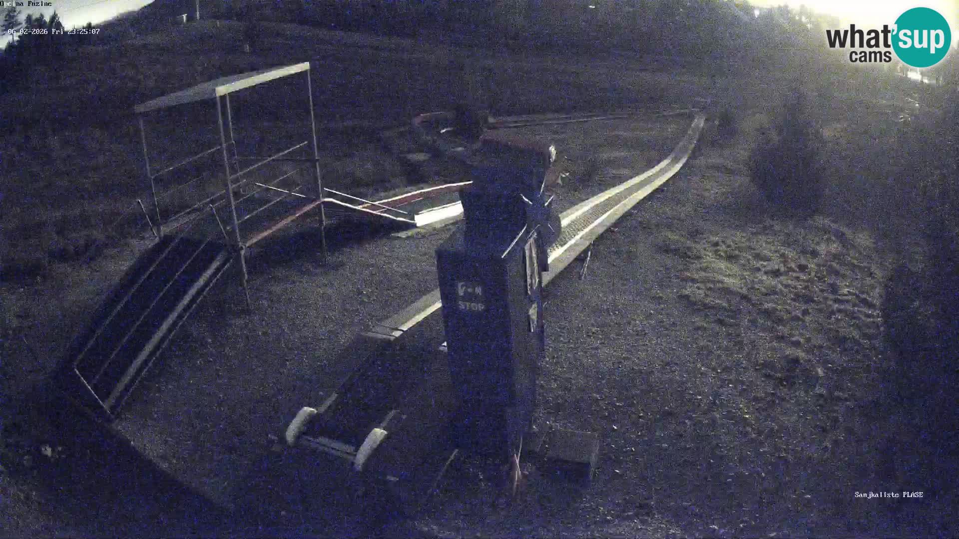 Live webcam Pista da slittino Fužine – Croazia