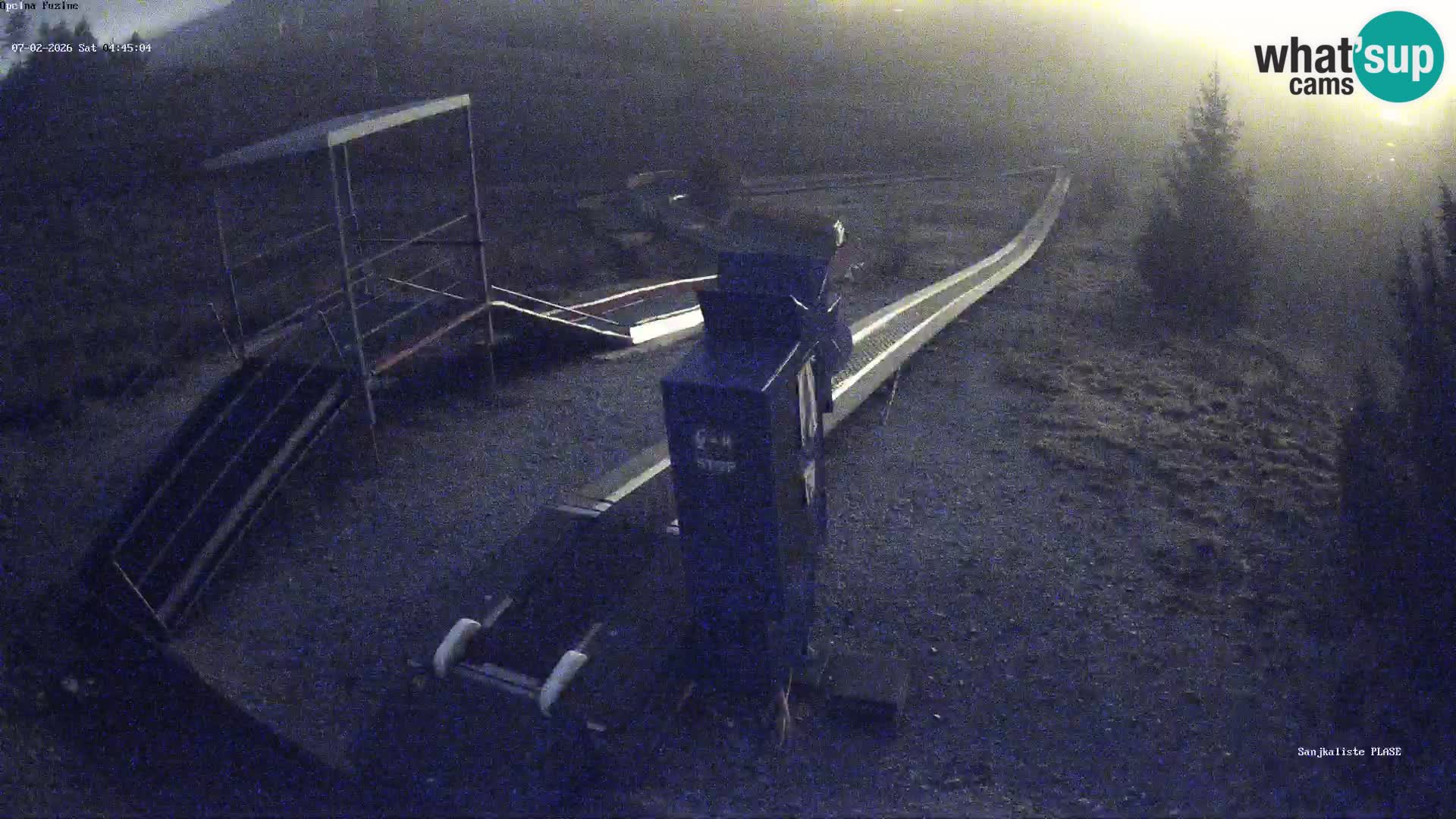 Live webcam Fužine toboggan run – Croatia