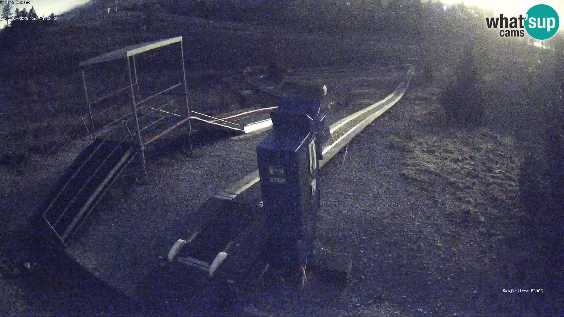 Live webcam Fužine toboggan run – Croatia