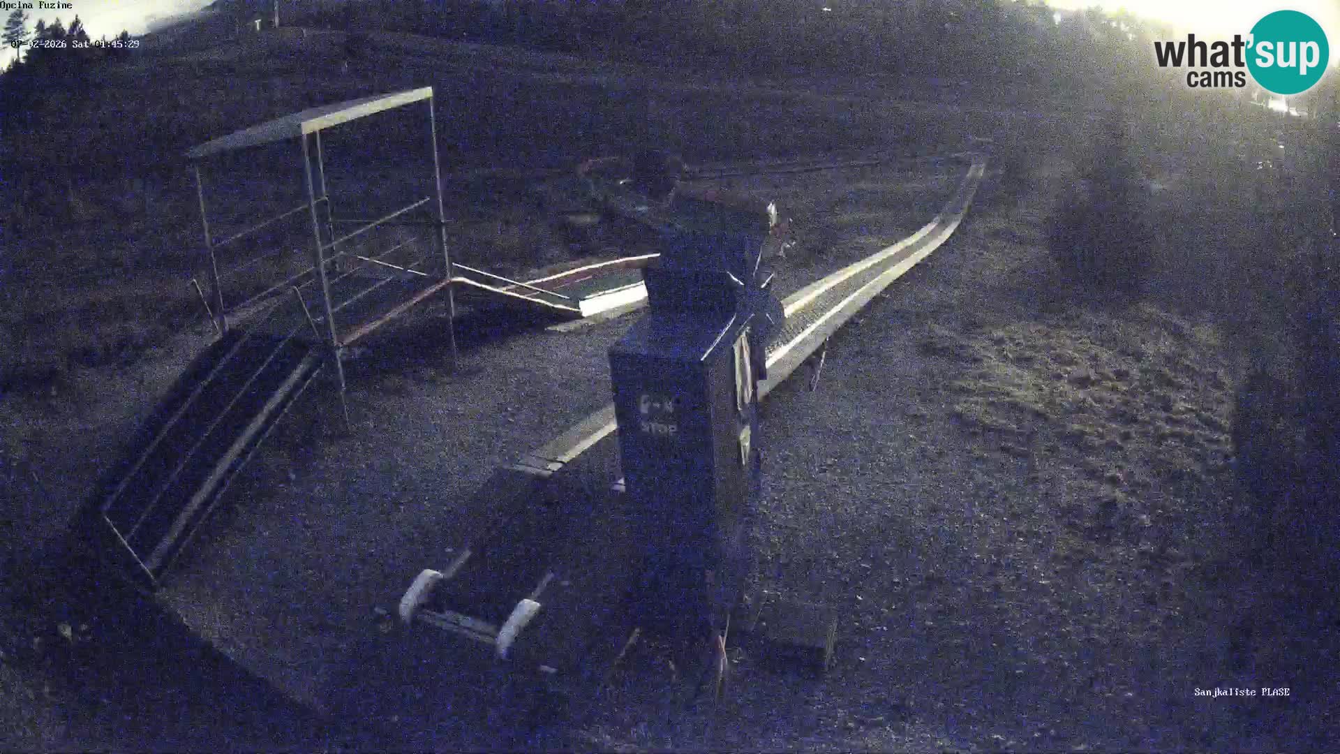 Webcam en vivo Pista de trineo Fužine – Croacia