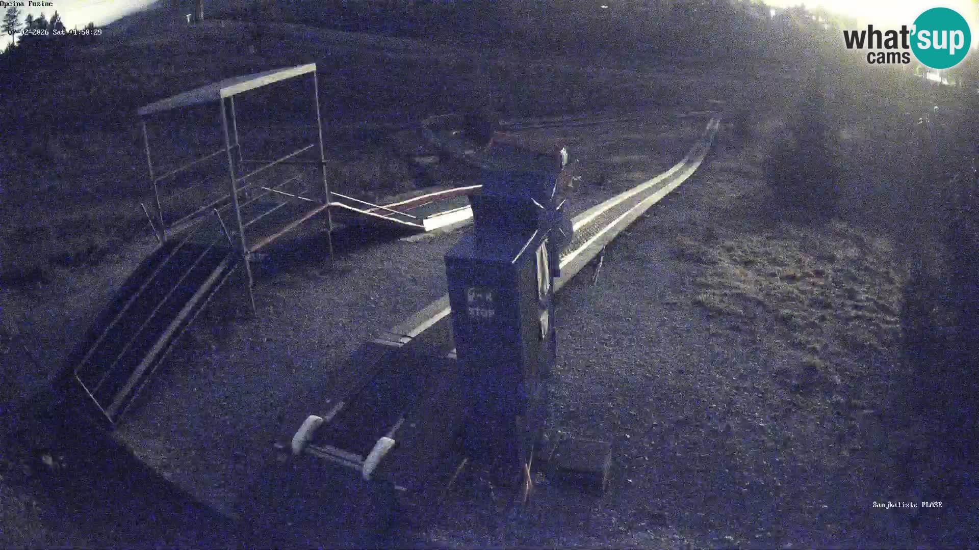 Webcam en direct Piste de luge de Fužine – Croatie