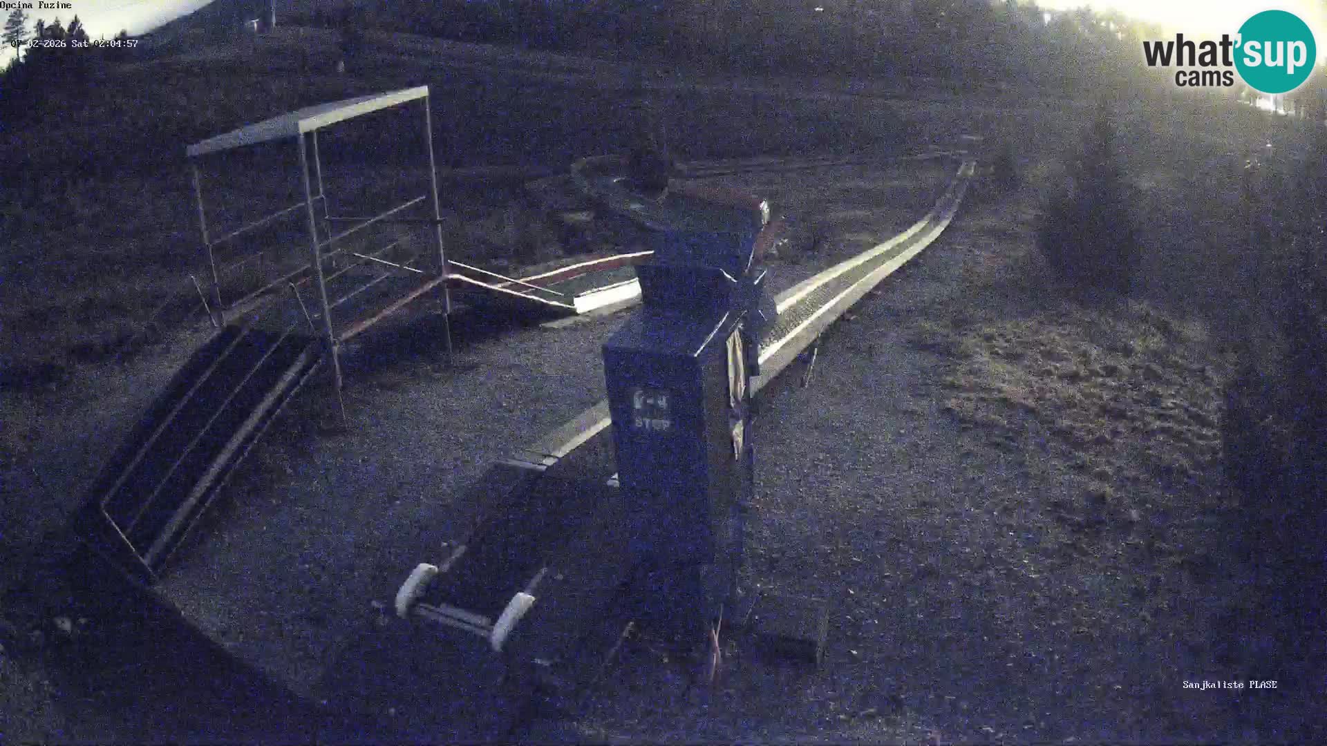 Live webcam Pista da slittino Fužine – Croazia