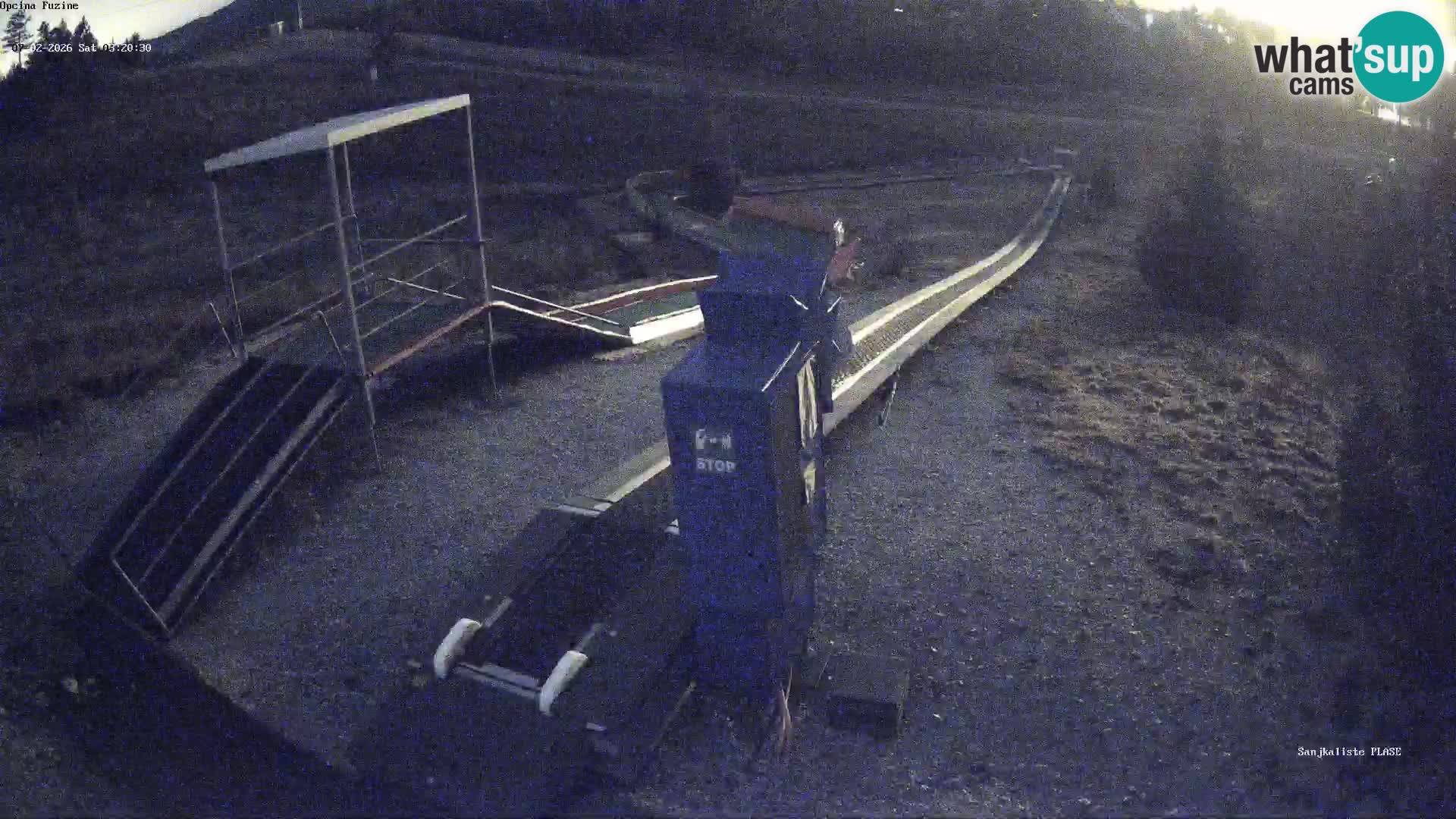 Webcam en direct Piste de luge de Fužine – Croatie