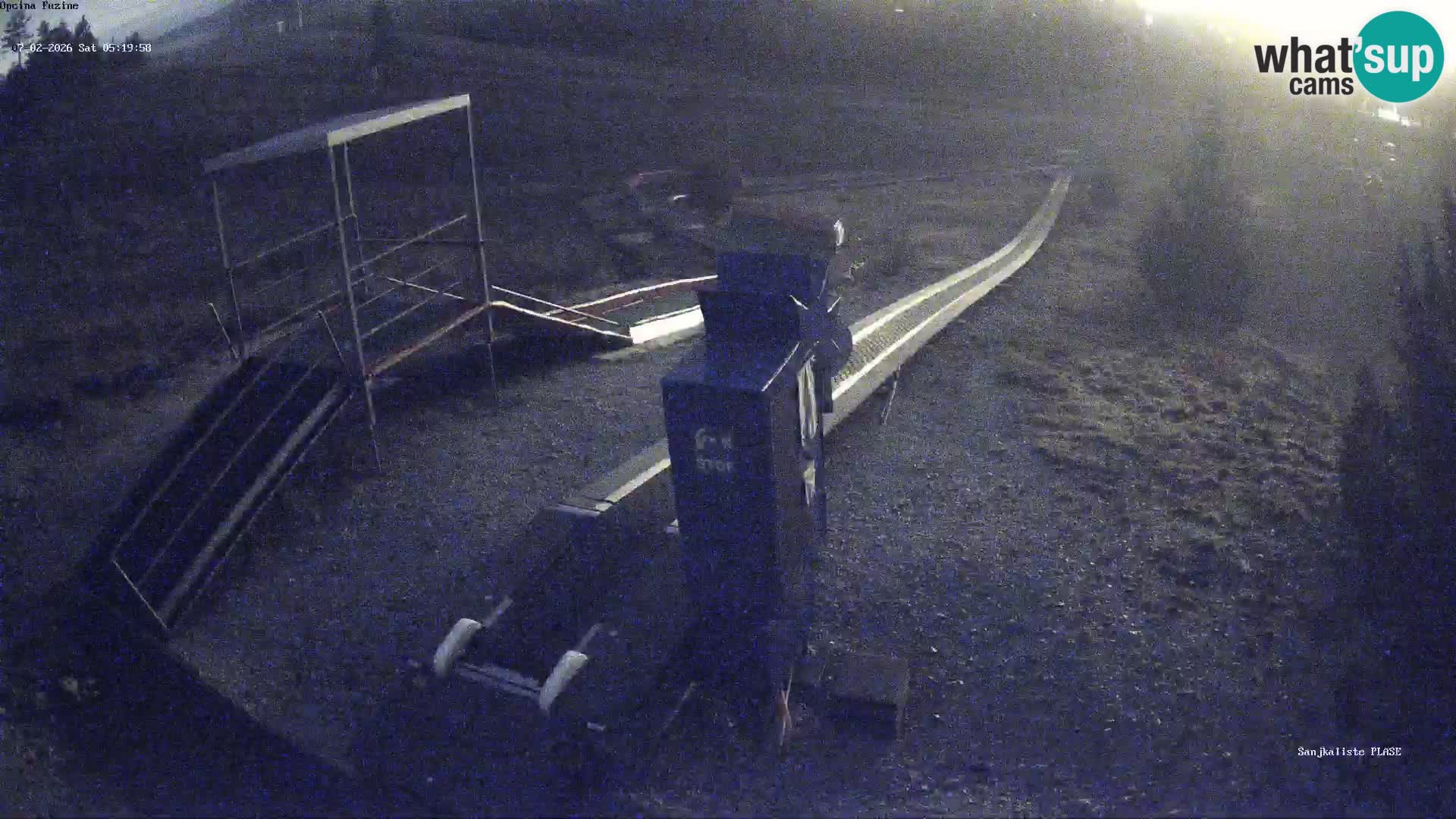 Webcam en direct Piste de luge de Fužine – Croatie