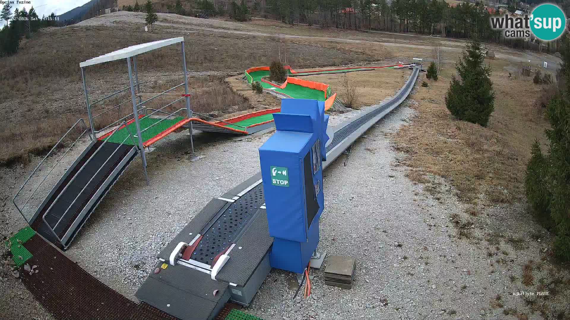 Live webcam Fužine toboggan run – Croatia