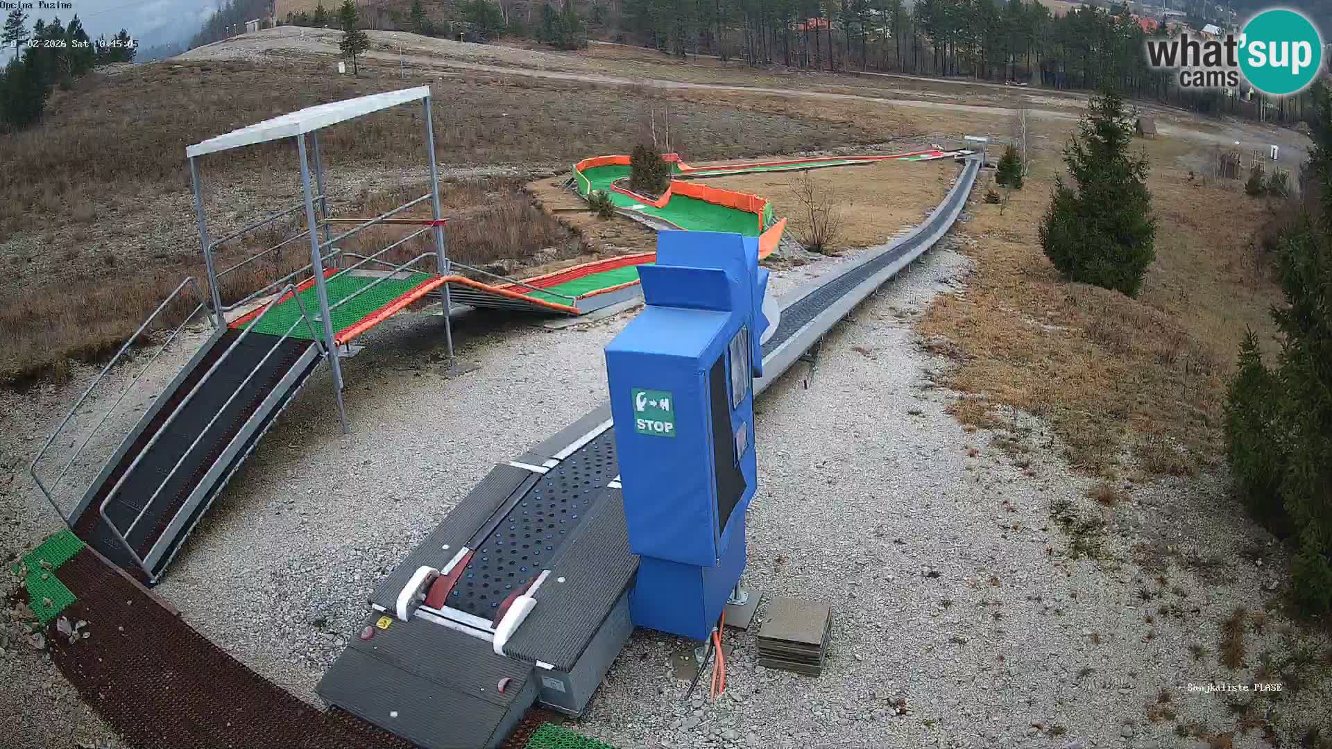 Webcam en direct Piste de luge de Fužine – Croatie