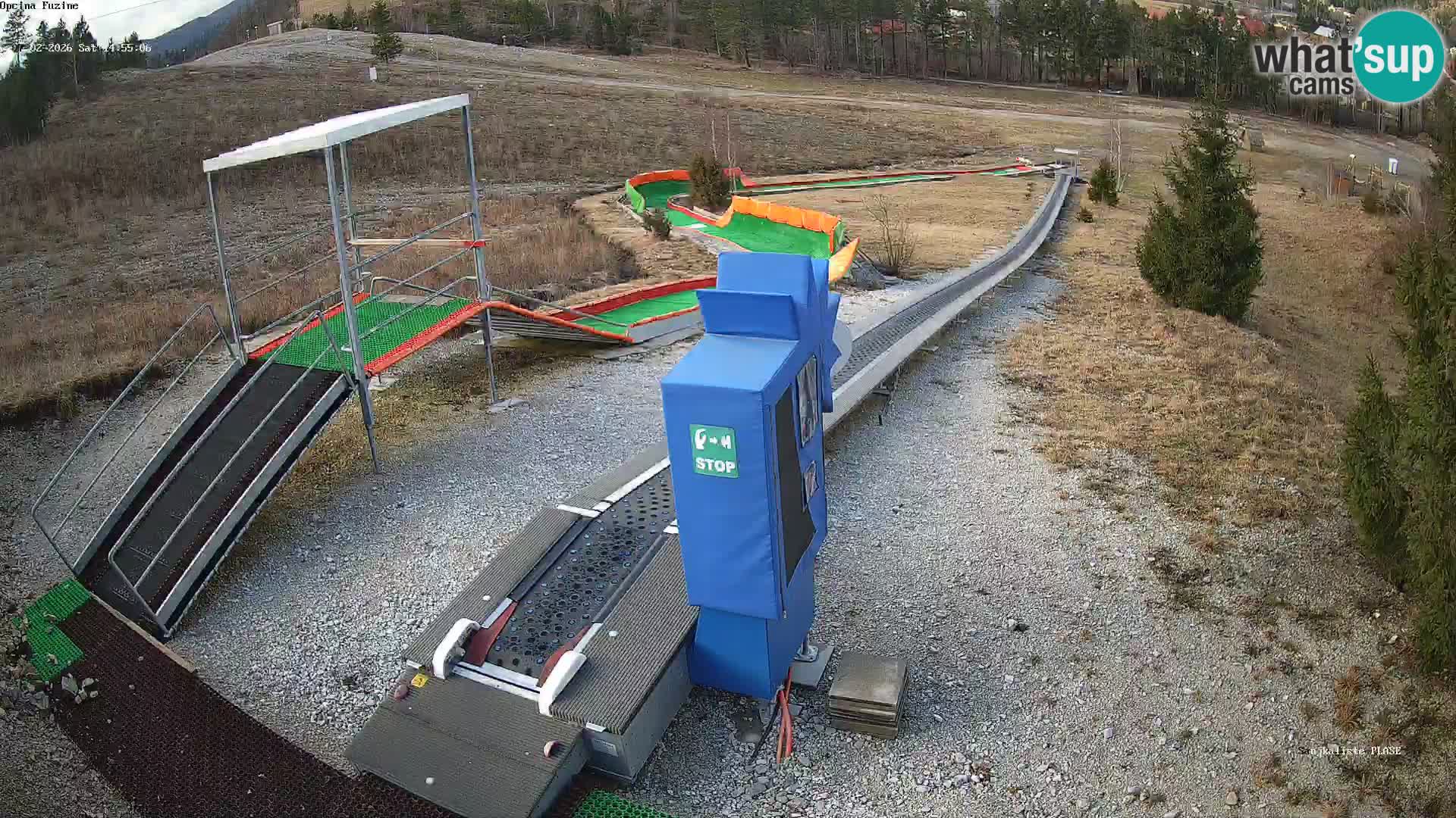 Live webcam Fužine toboggan run – Croatia