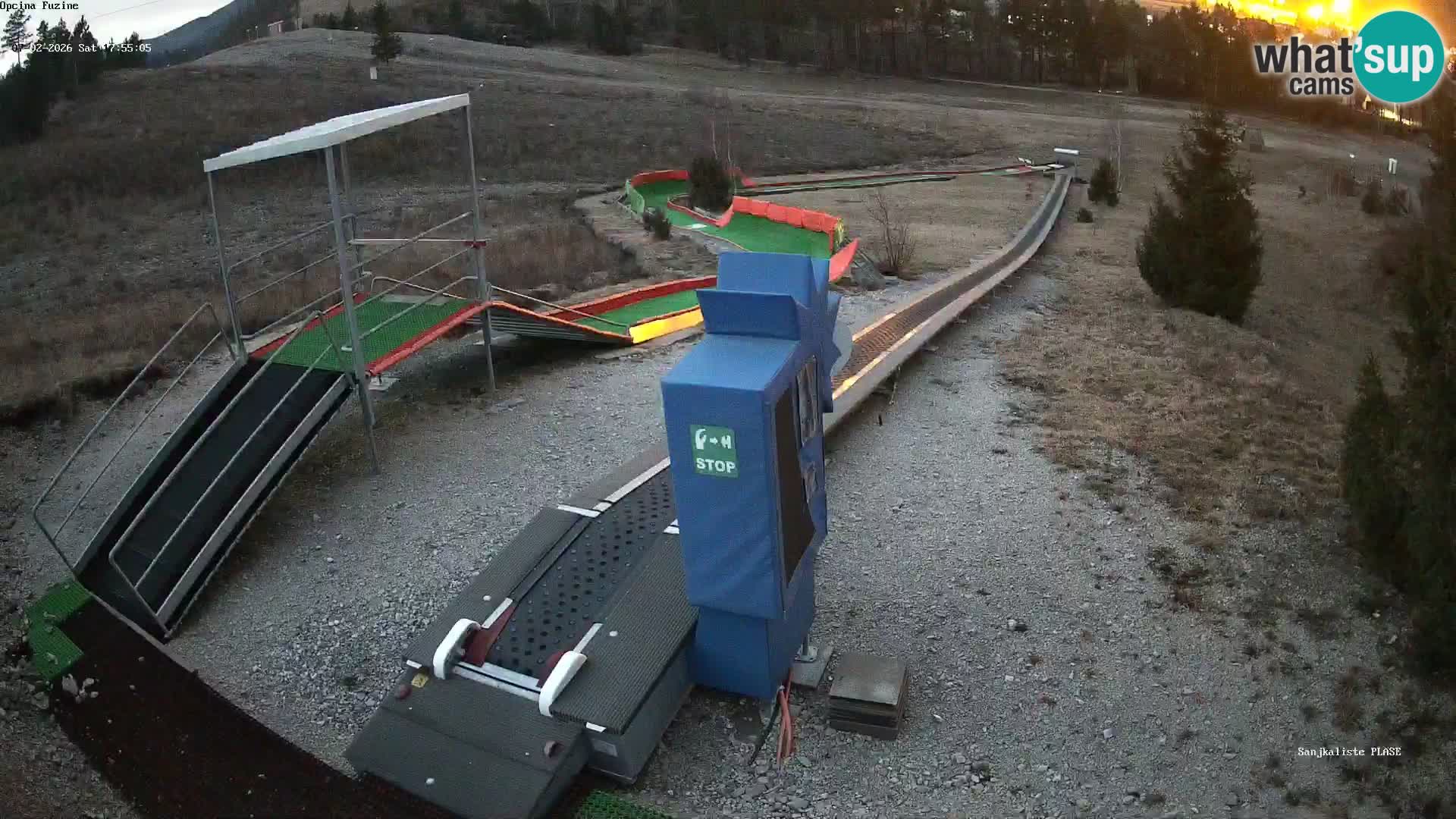 Web kamera uživo Sanjkalište Fužine – Hrvatska