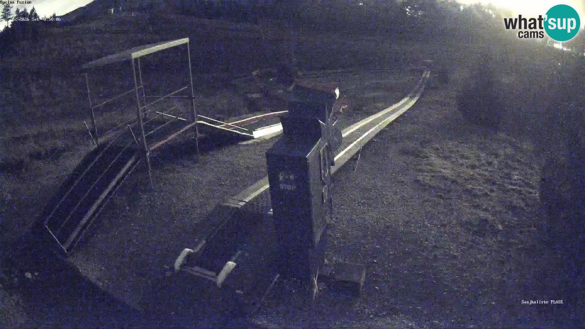 Live webcam Fužine toboggan run – Croatia