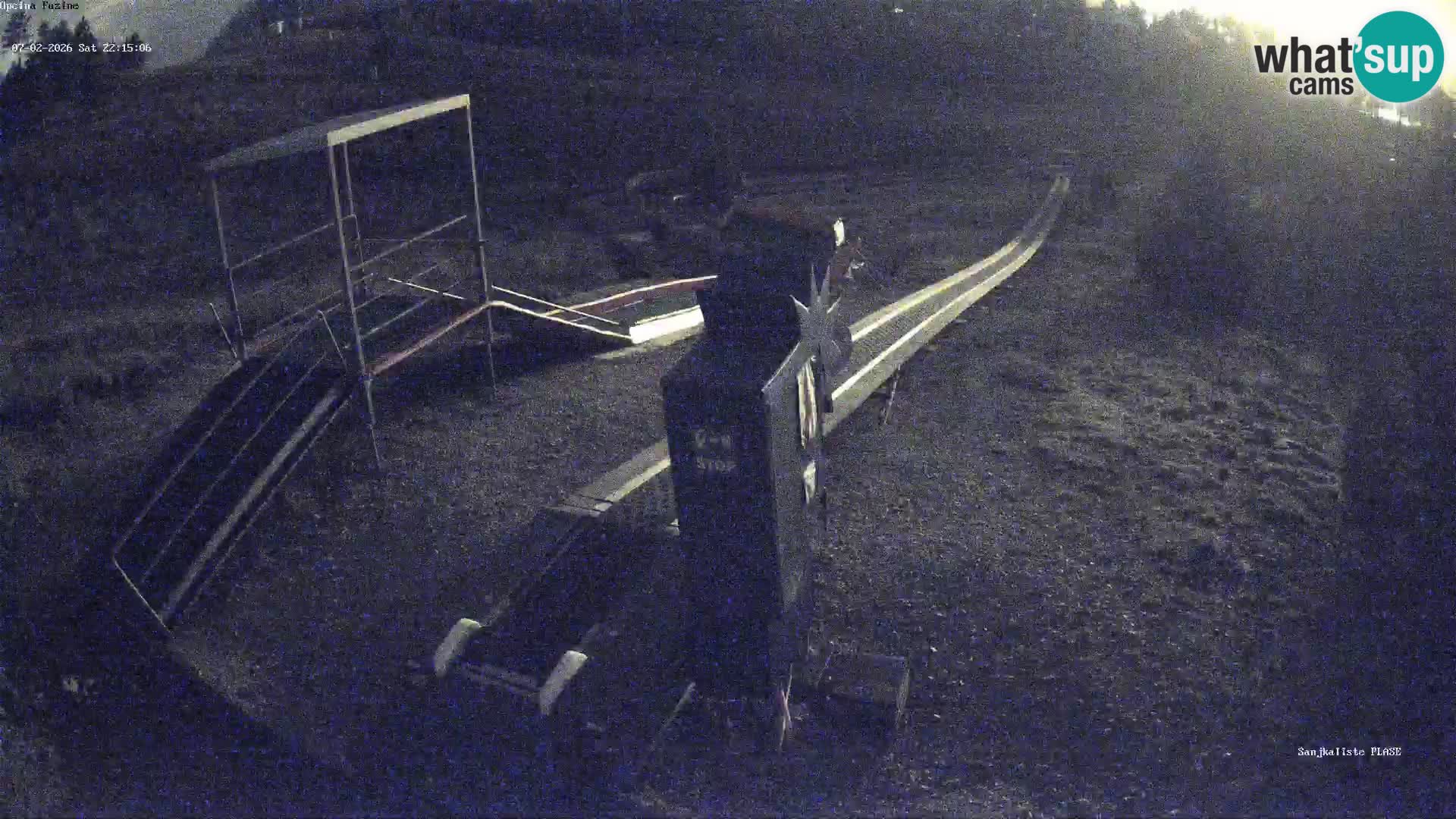 Webcam en vivo Pista de trineo Fužine – Croacia