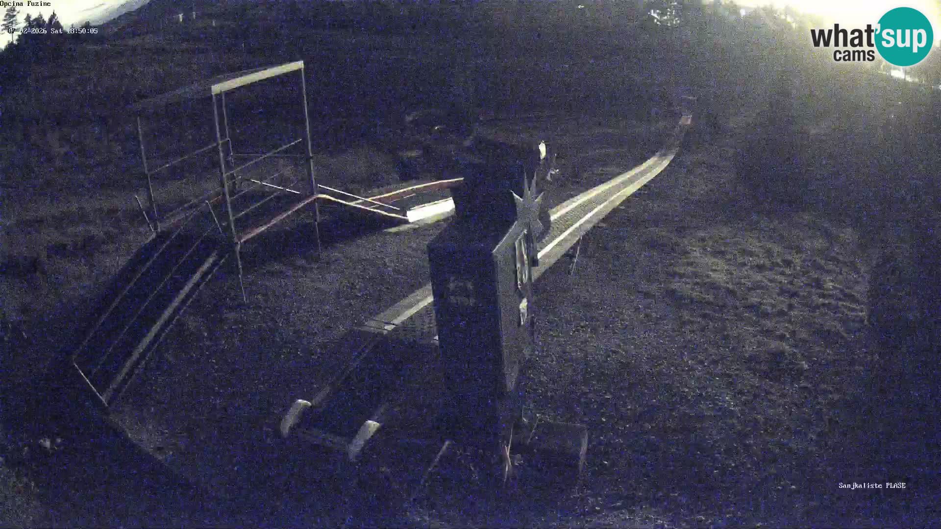 Webcam en vivo Pista de trineo Fužine – Croacia