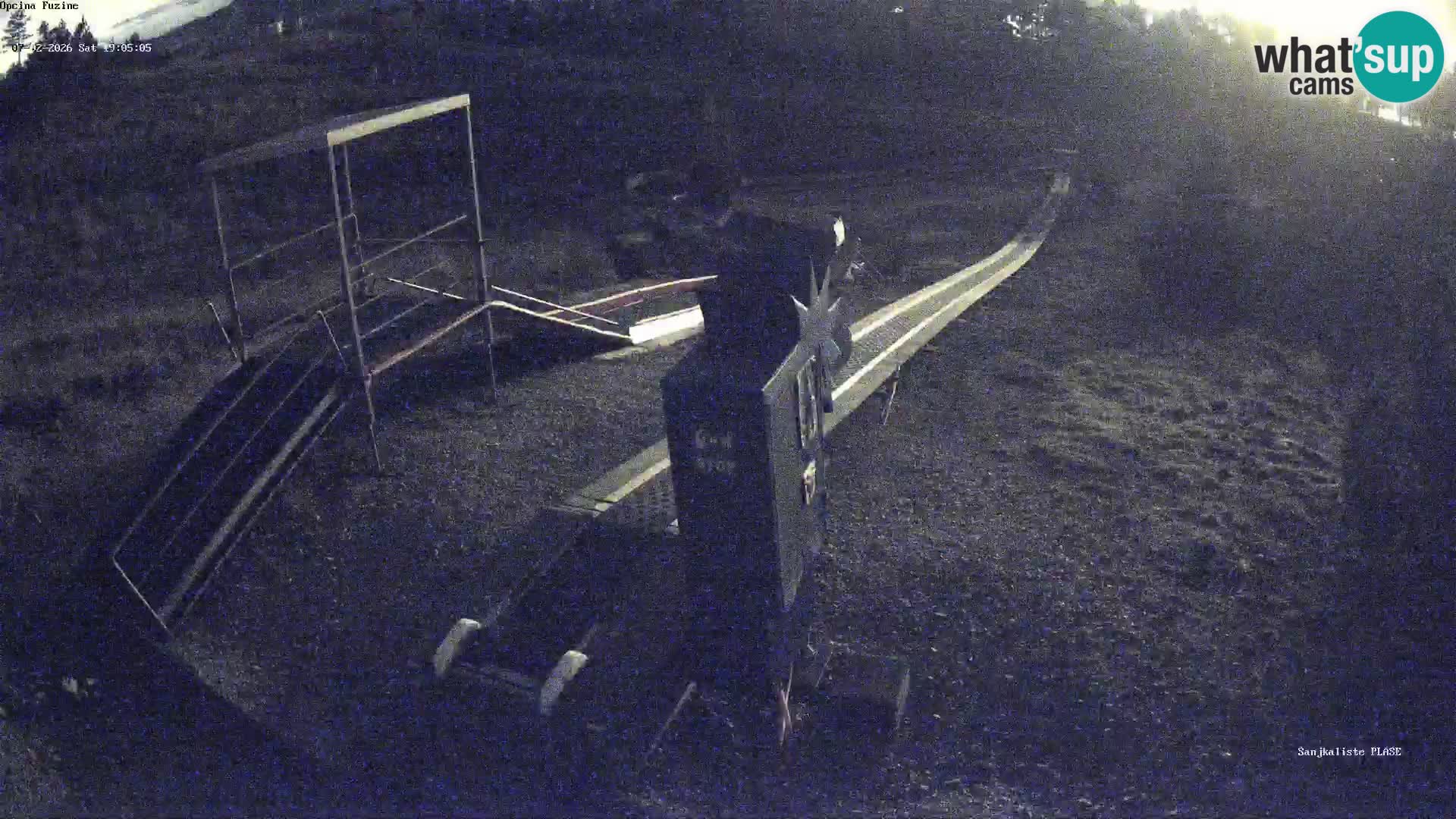 Webcam en direct Piste de luge de Fužine – Croatie