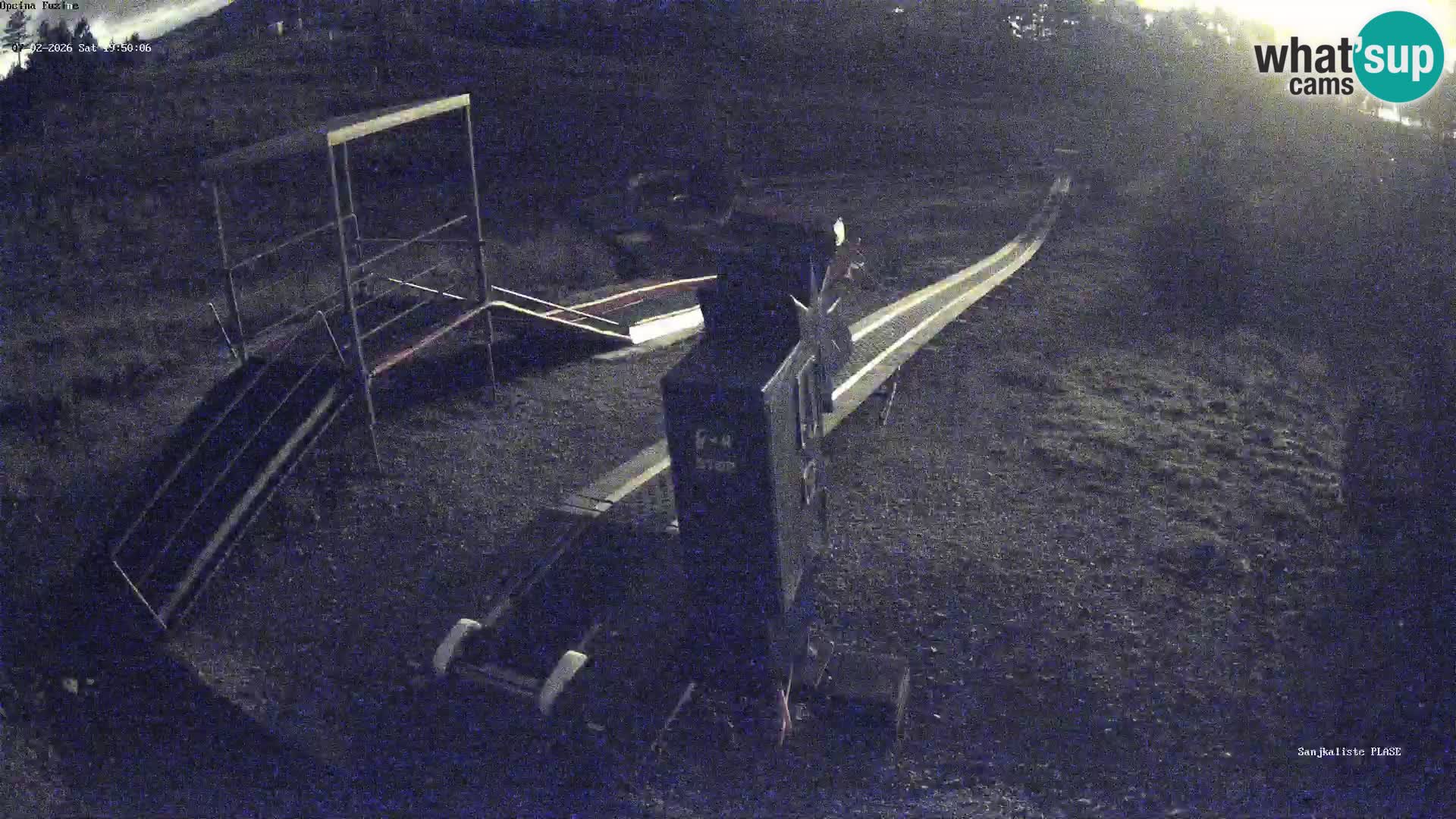 Live webcam Pista da slittino Fužine – Croazia