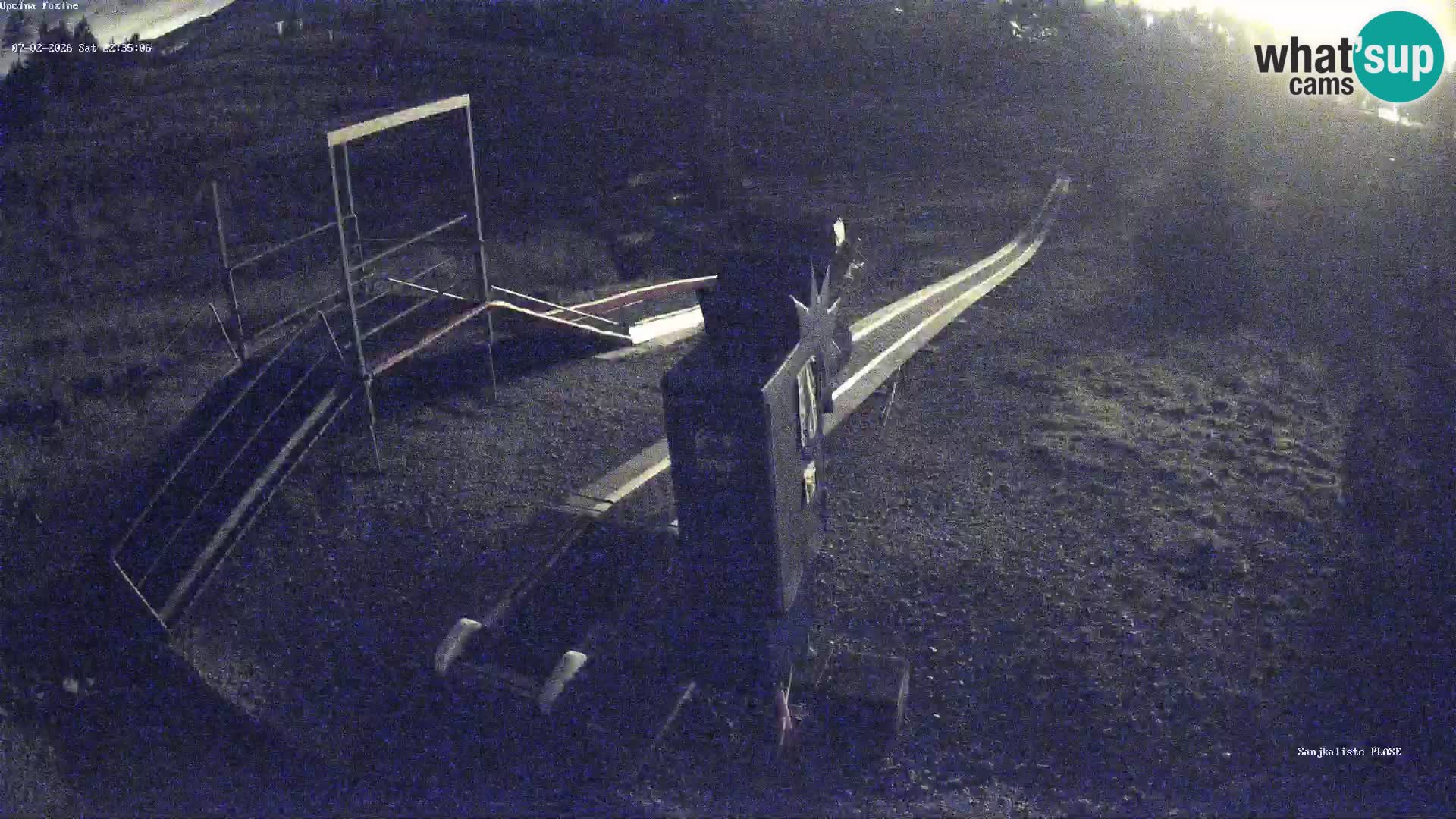 Live webcam Fužine toboggan run – Croatia