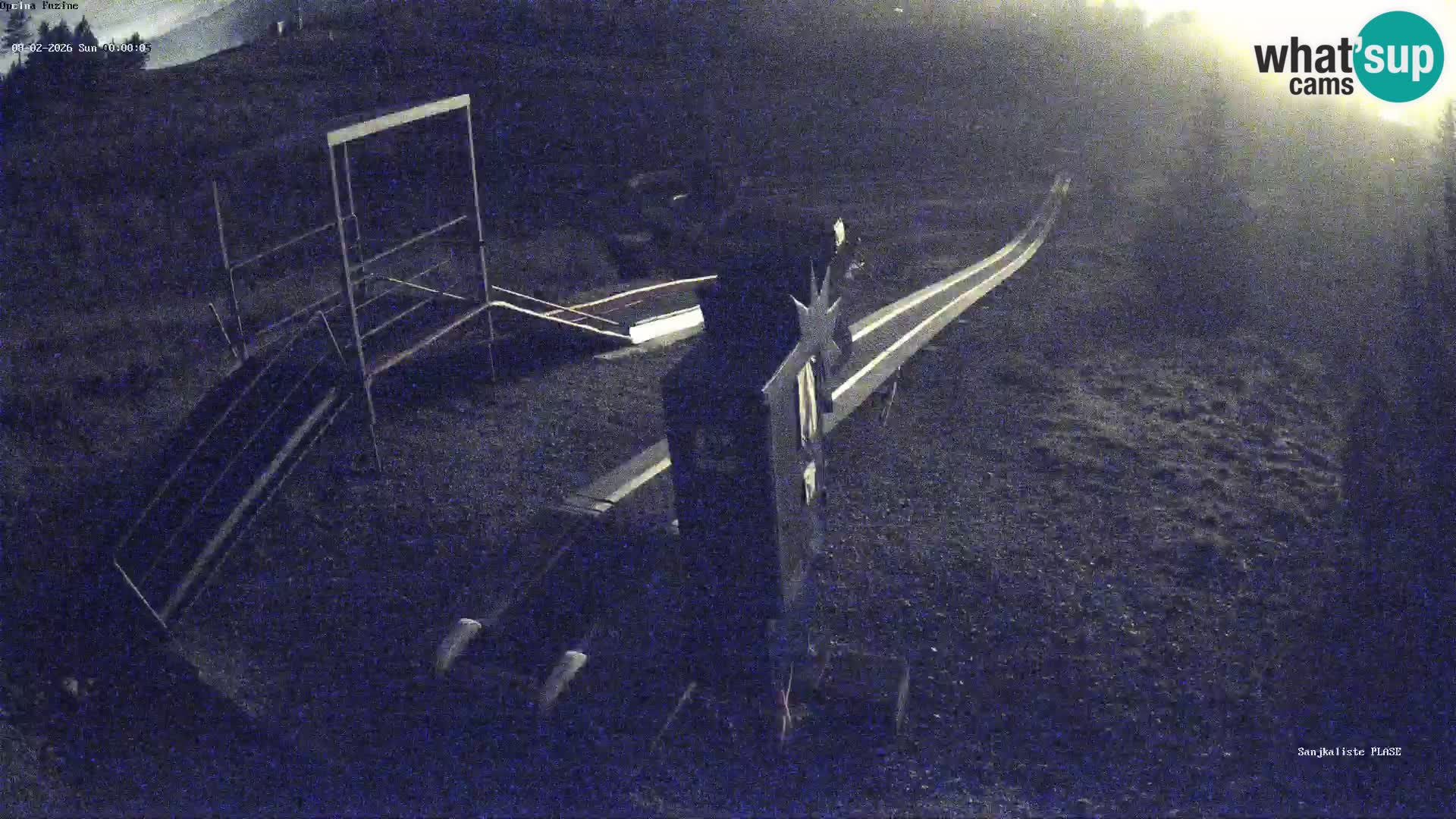 Webcam en vivo Pista de trineo Fužine – Croacia