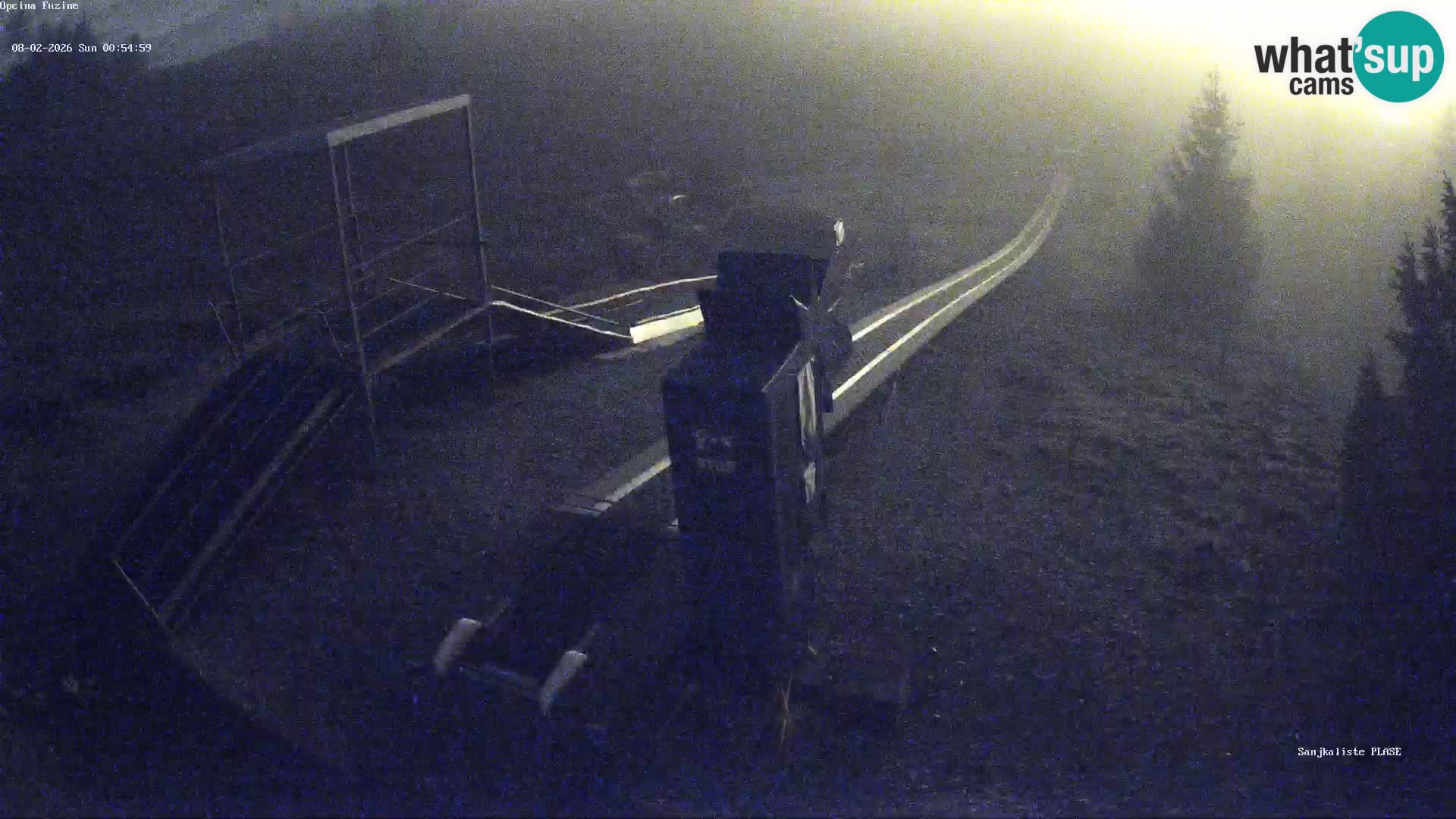 Webcam en direct Piste de luge de Fužine – Croatie