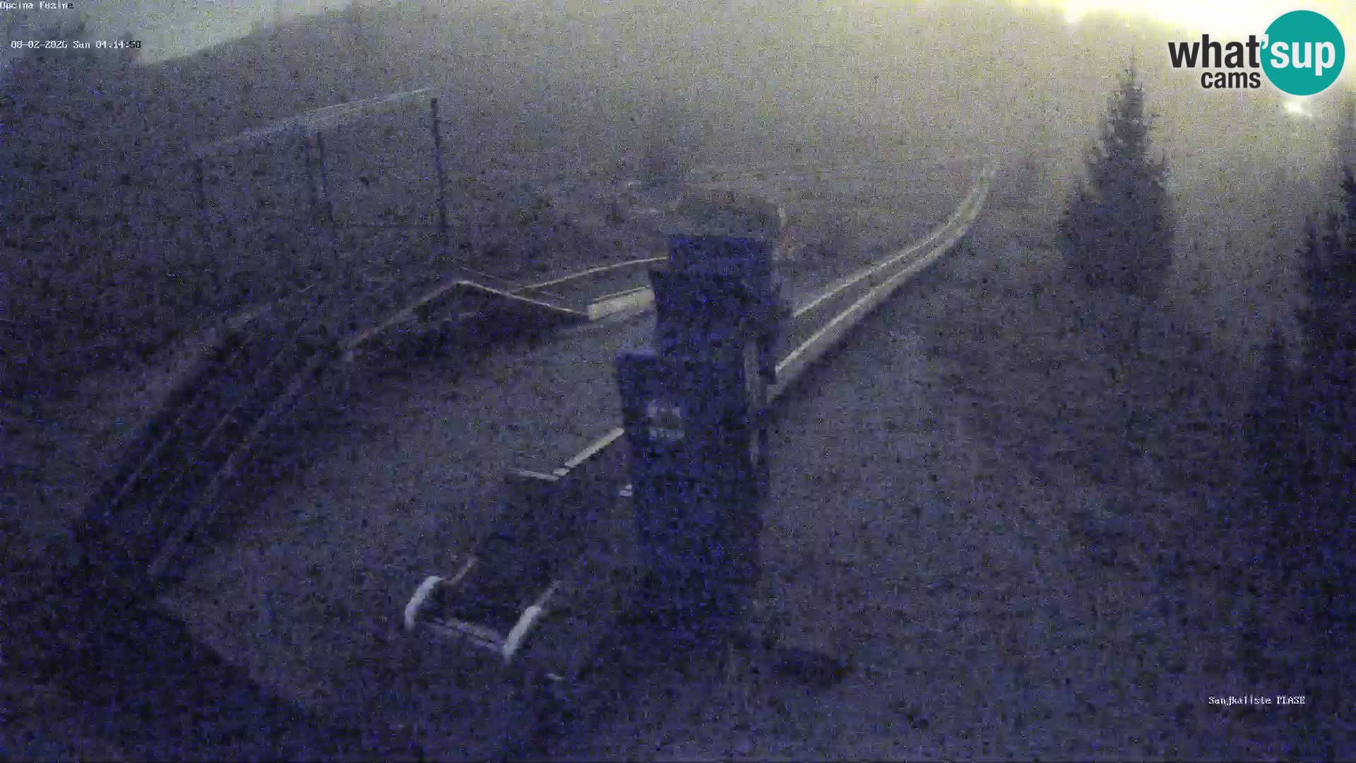 Spletna kamera v živo Sankališče Fužine – Hrvaška