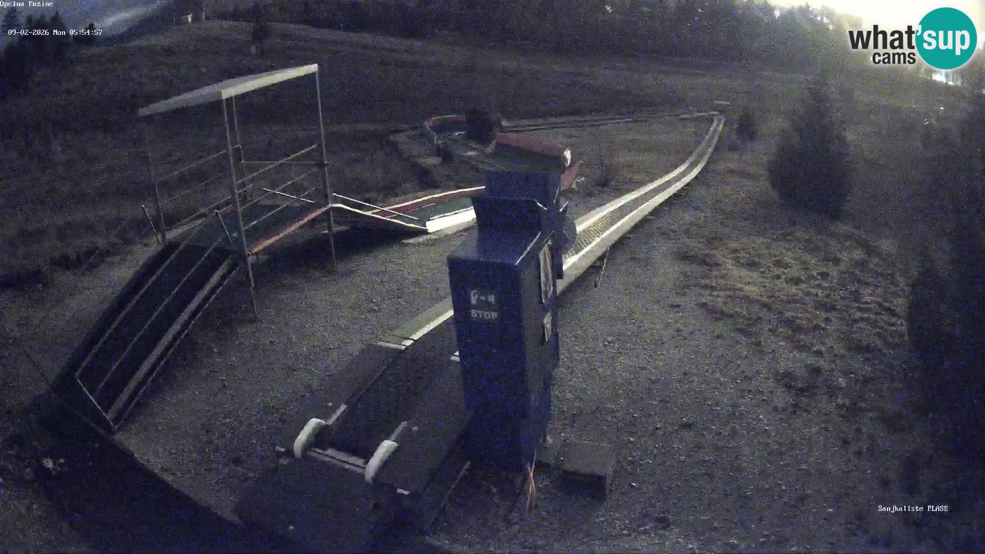 Webcam en direct Piste de luge de Fužine – Croatie