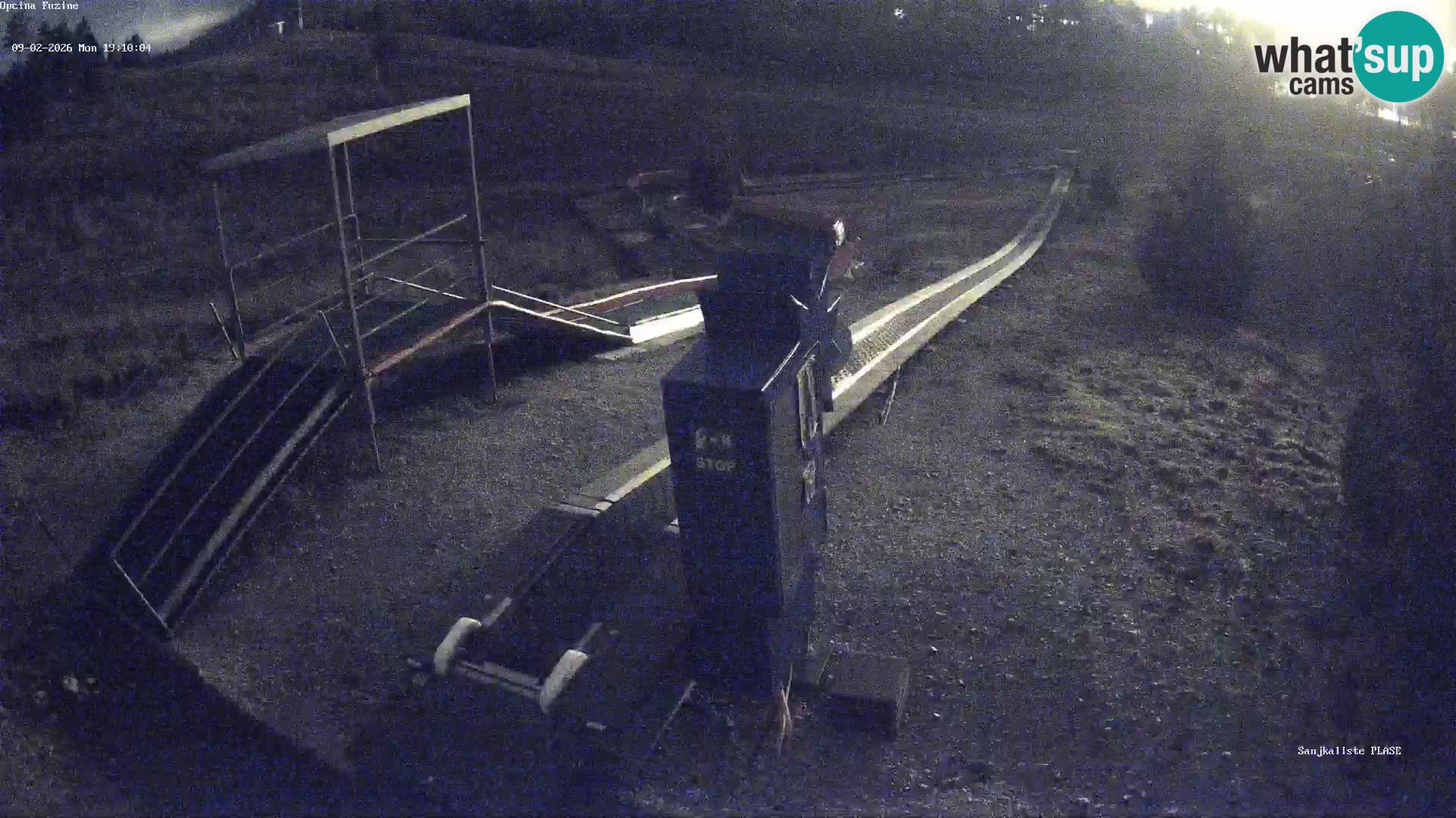 Live webcam Pista da slittino Fužine – Croazia