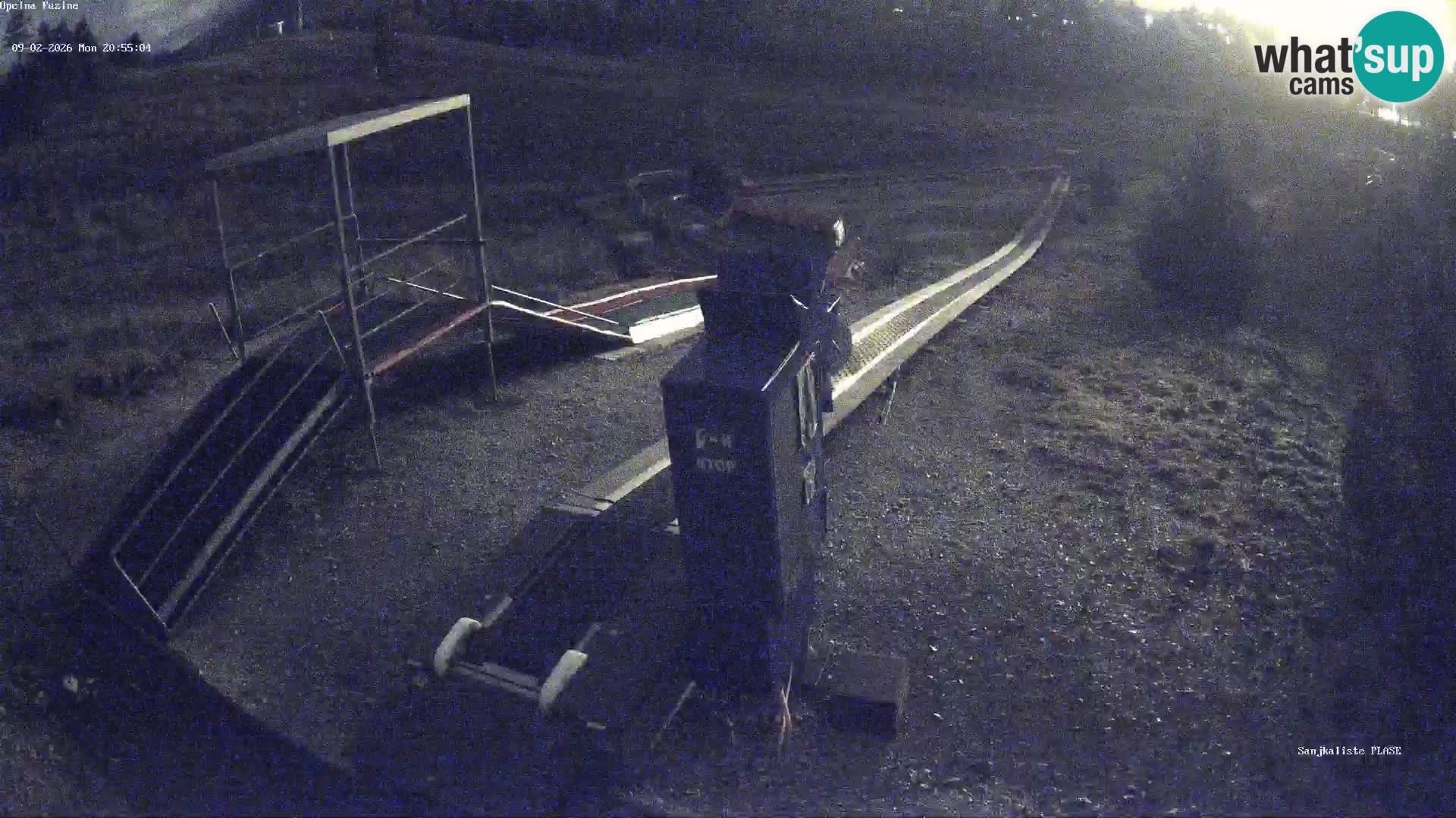 Live webcam Pista da slittino Fužine – Croazia