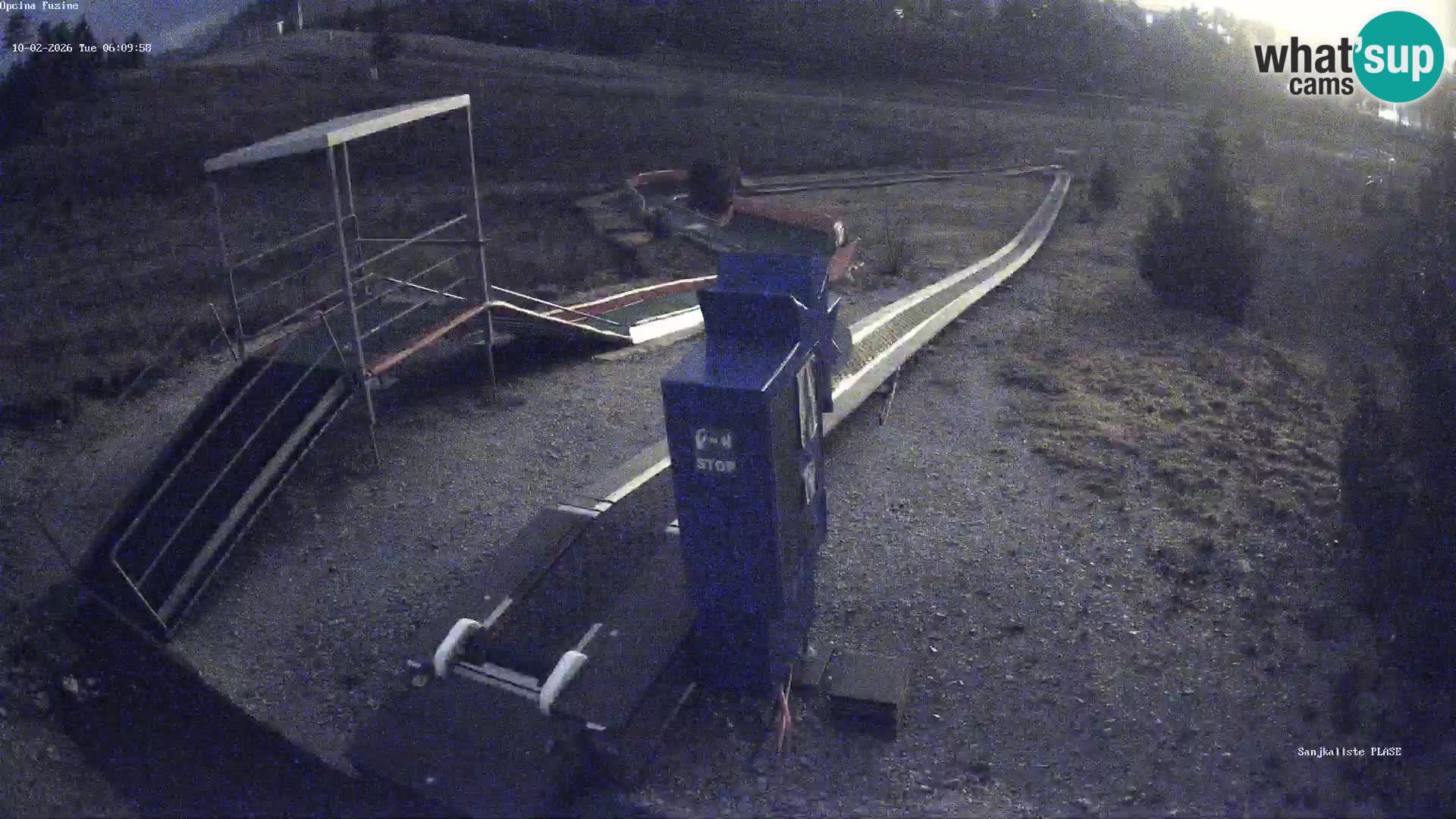 Spletna kamera v živo Sankališče Fužine – Hrvaška