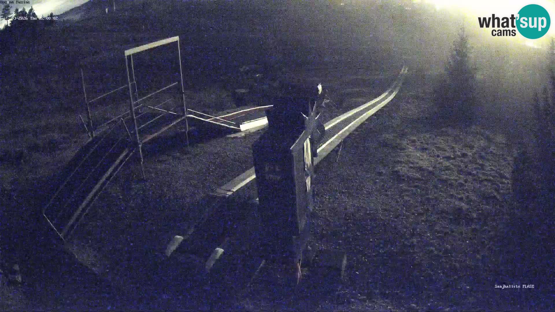 Live webcam Pista da slittino Fužine – Croazia