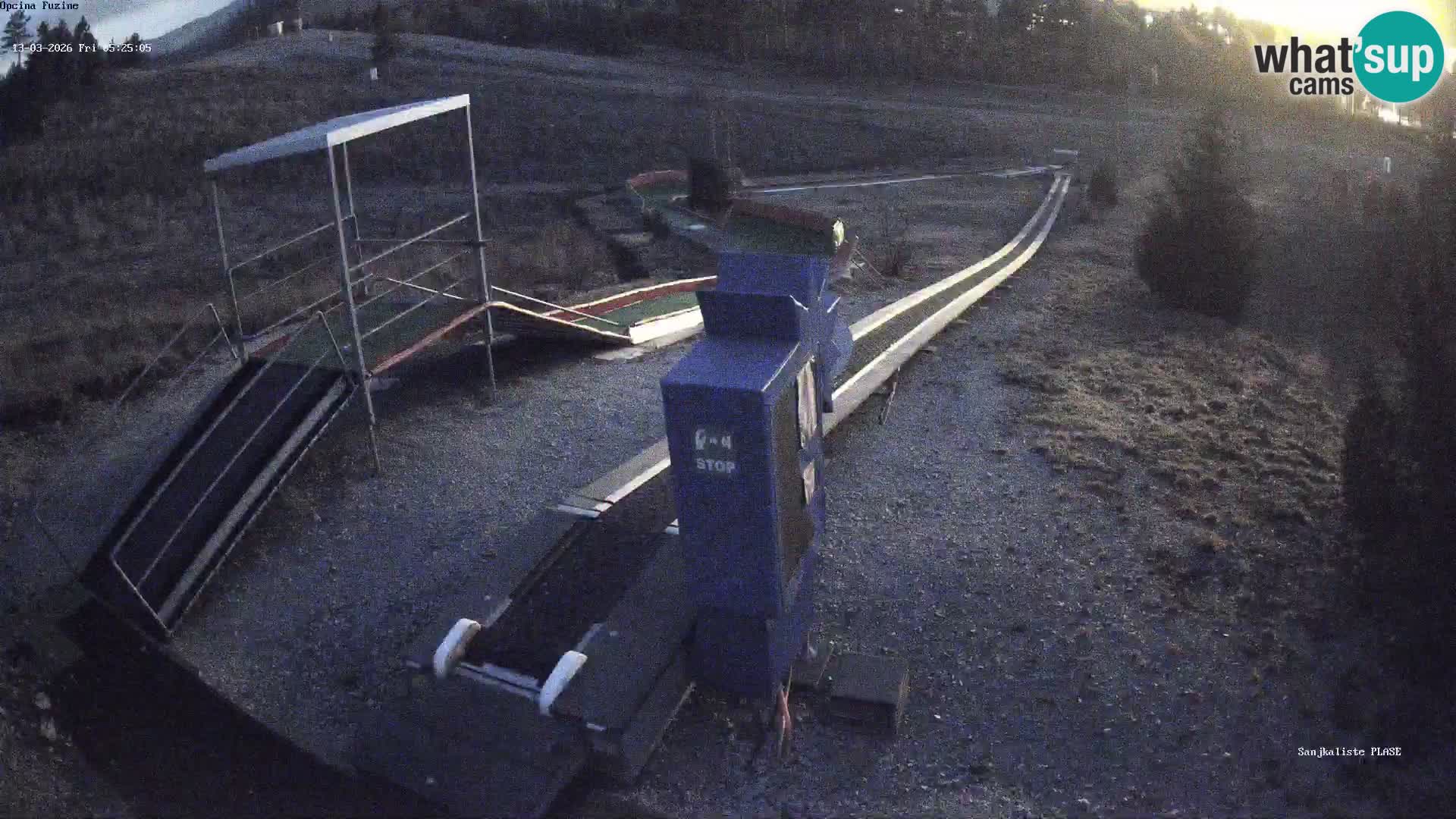 Spletna kamera v živo Sankališče Fužine – Hrvaška