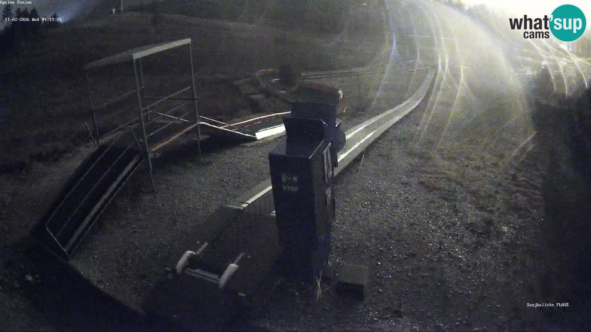 Live webcam Pista da slittino Fužine – Croazia