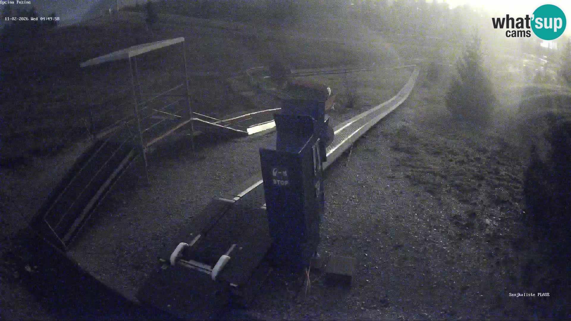 Webcam en direct Piste de luge de Fužine – Croatie