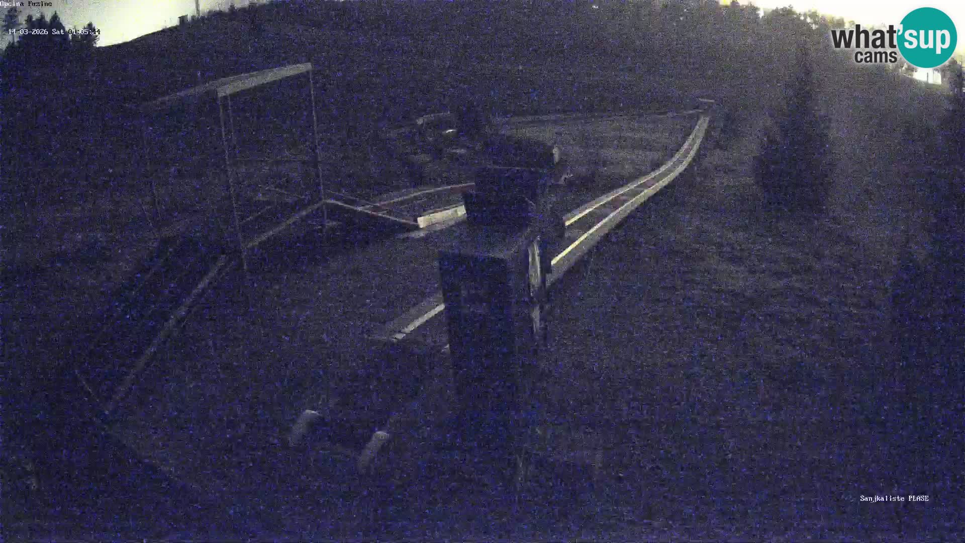 Webcam en direct Piste de luge de Fužine – Croatie