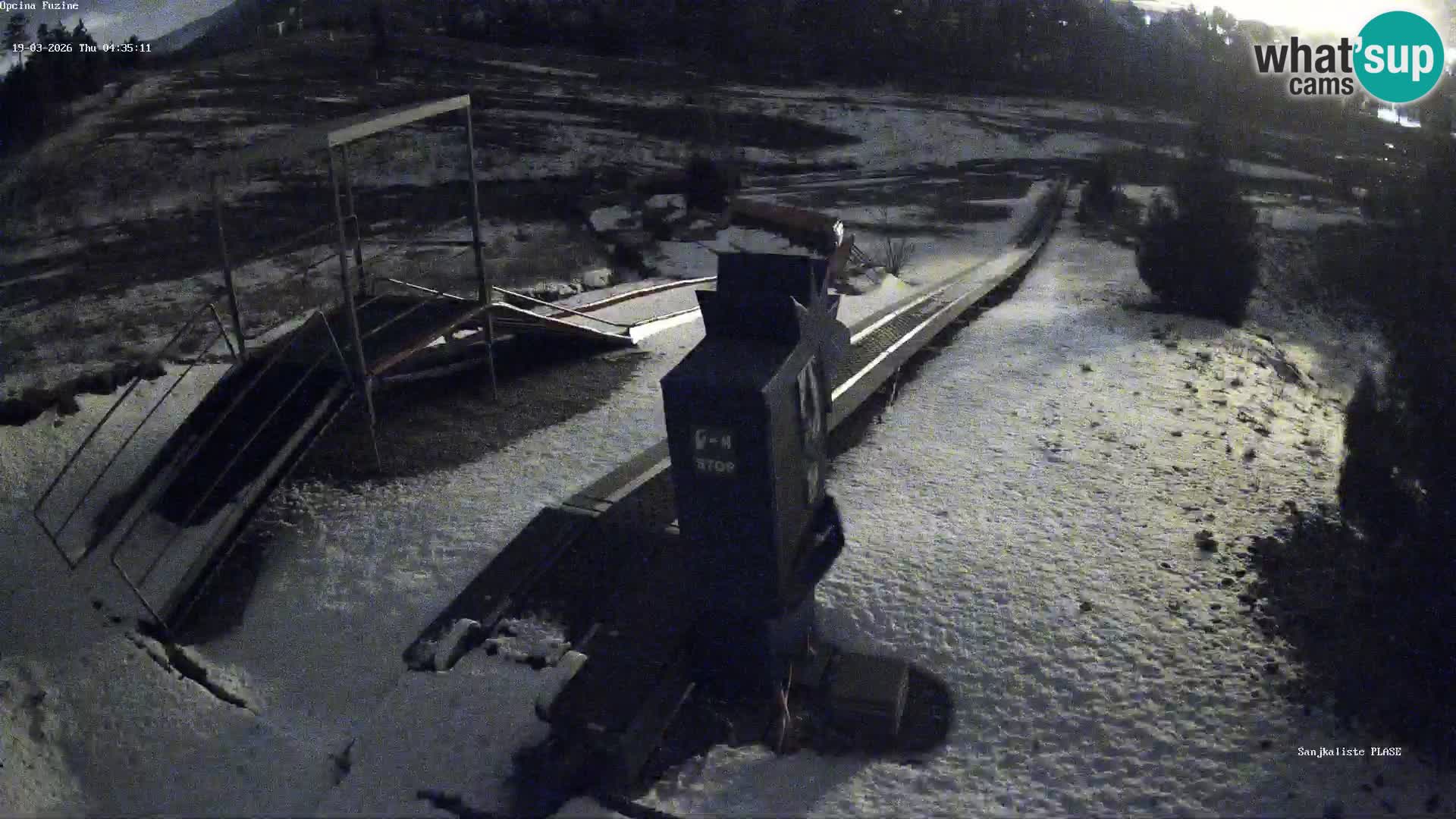 Webcam en direct Piste de luge de Fužine – Croatie