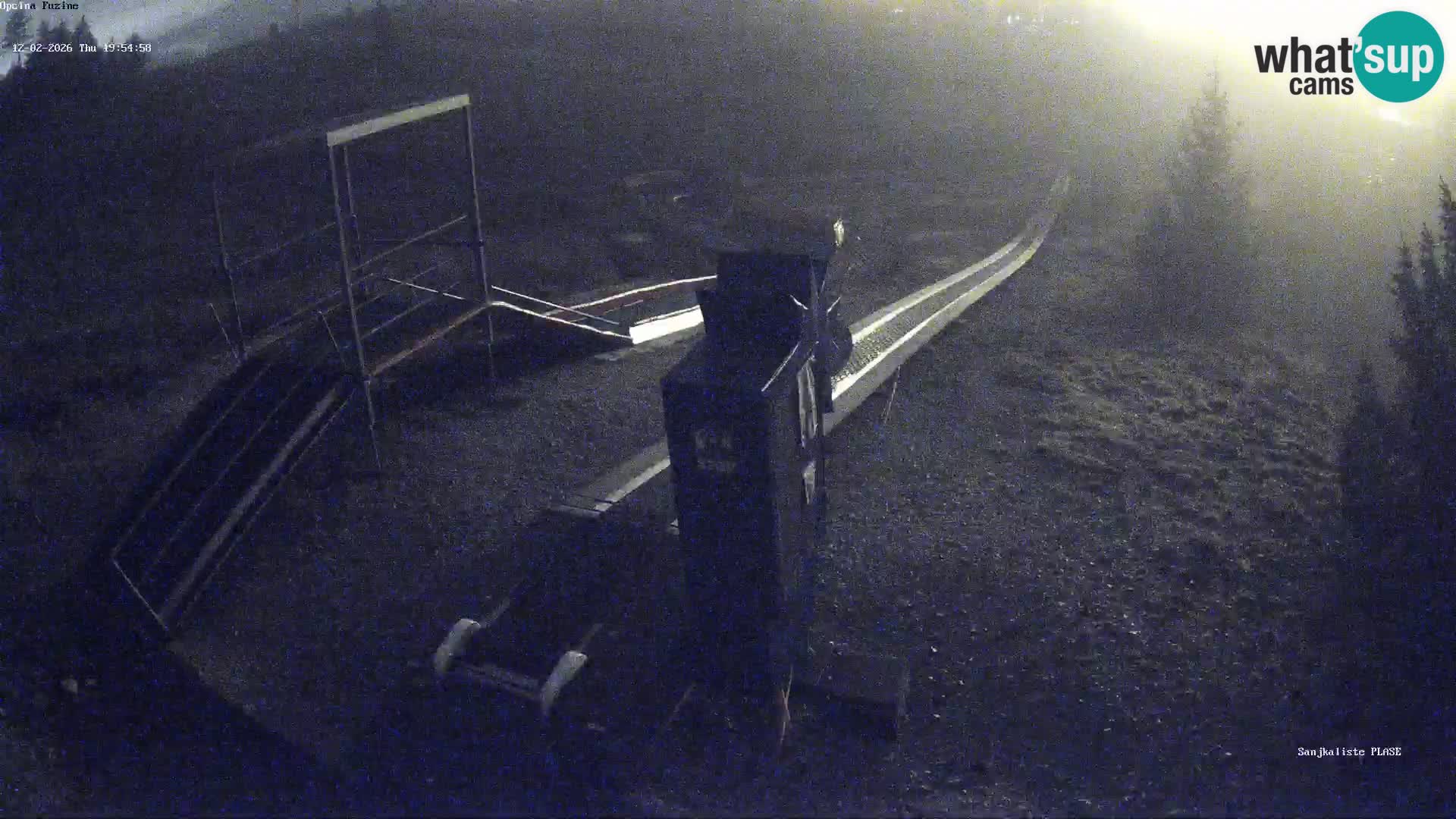 Spletna kamera v živo Sankališče Fužine – Hrvaška