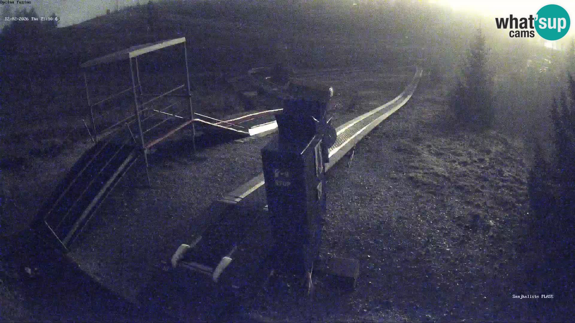 Live webcam Fužine toboggan run – Croatia