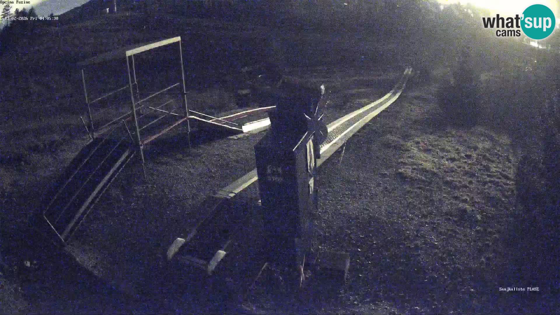 Live webcam Pista da slittino Fužine – Croazia