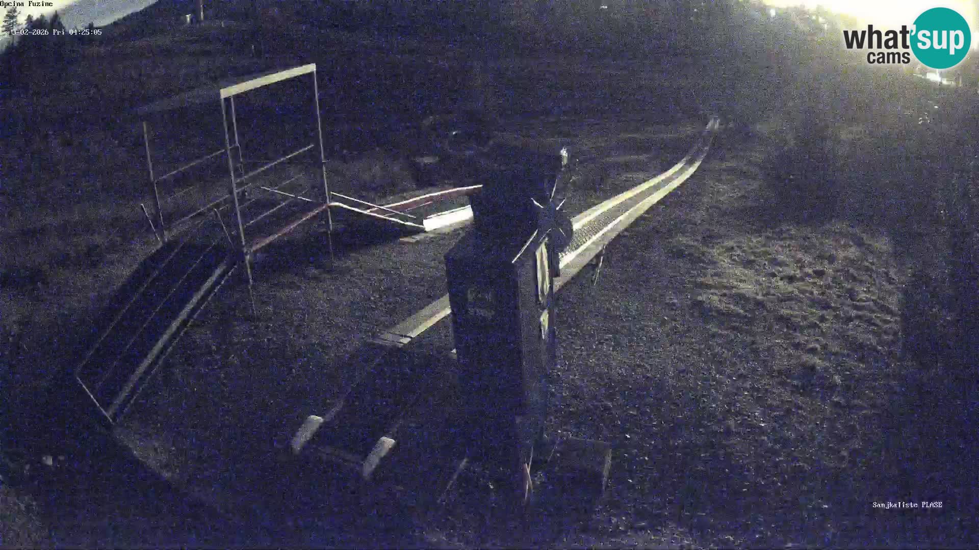 Live webcam Fužine toboggan run – Croatia