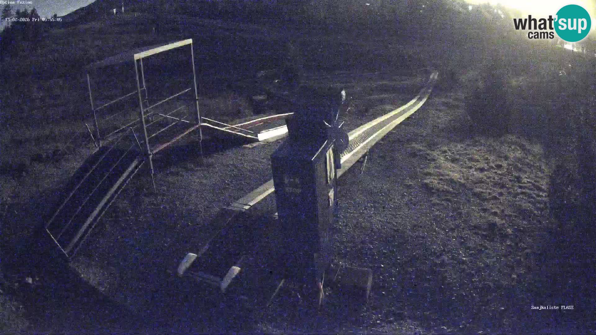 Live webcam Pista da slittino Fužine – Croazia