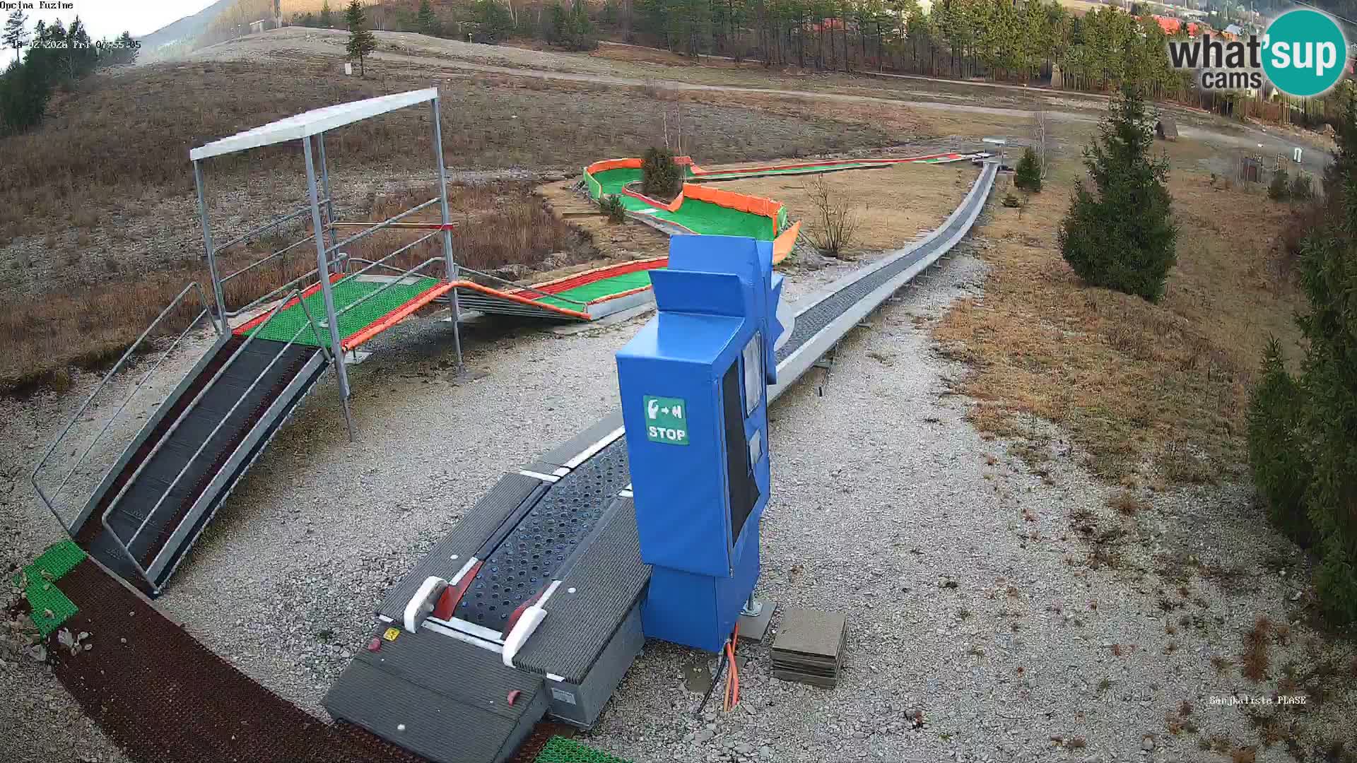Webcam en direct Piste de luge de Fužine – Croatie
